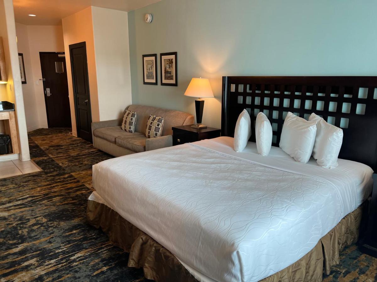 Suite con cama extragrande y sofá cama