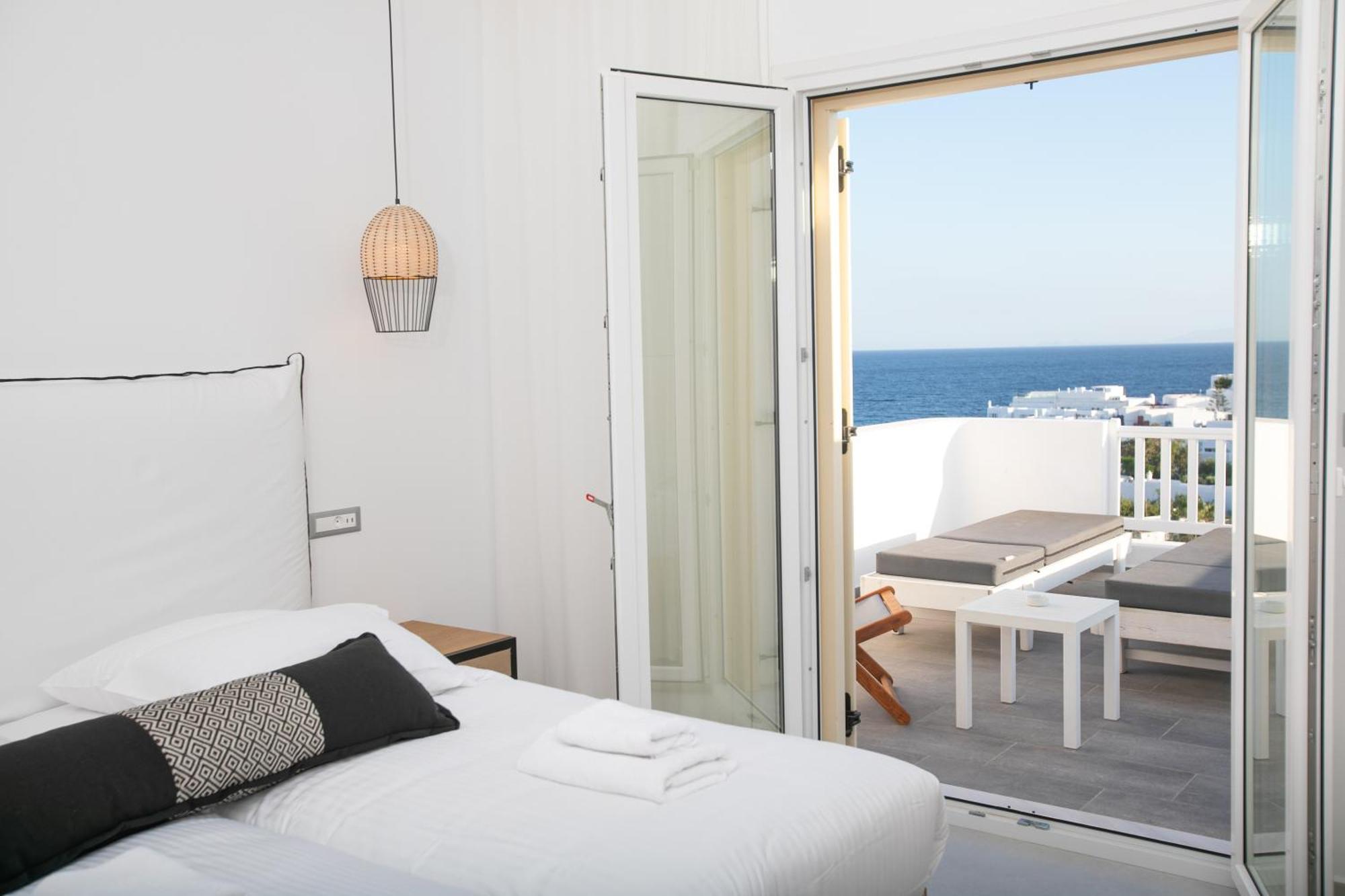 Habitación Cuádruple con vistas al mar
