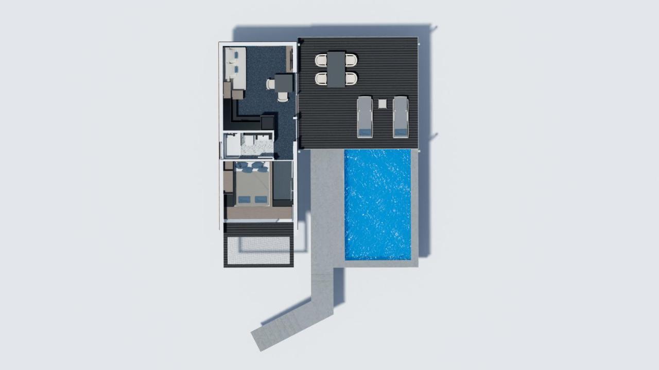 Paarferienhaus mit Pool