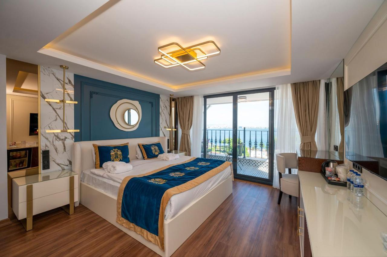 Penthouse Suite - Balkon met Uitzicht op Zee