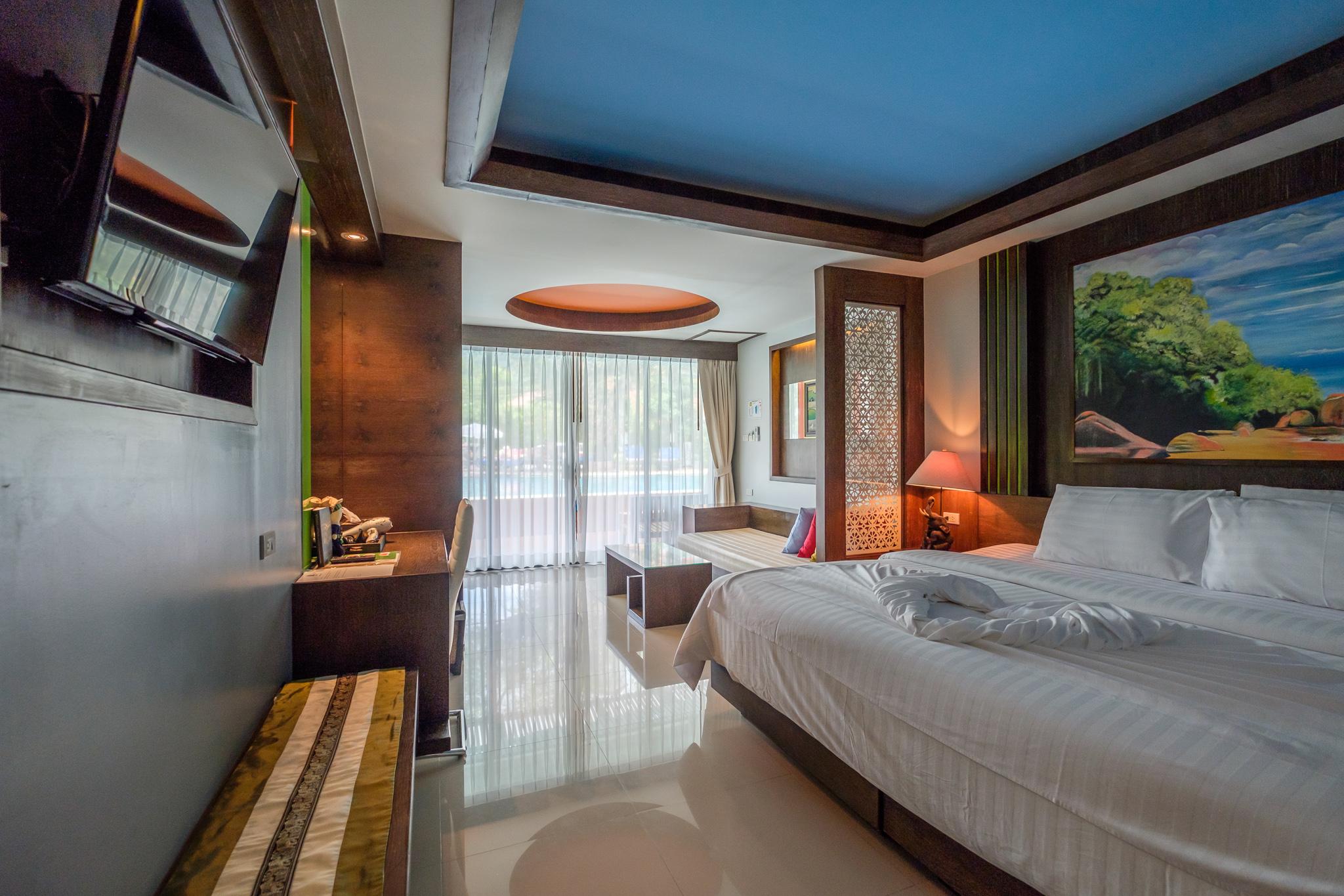 Grand Deluxe Doppel-/Zweibettzimmer mit Zugang zum Pool
