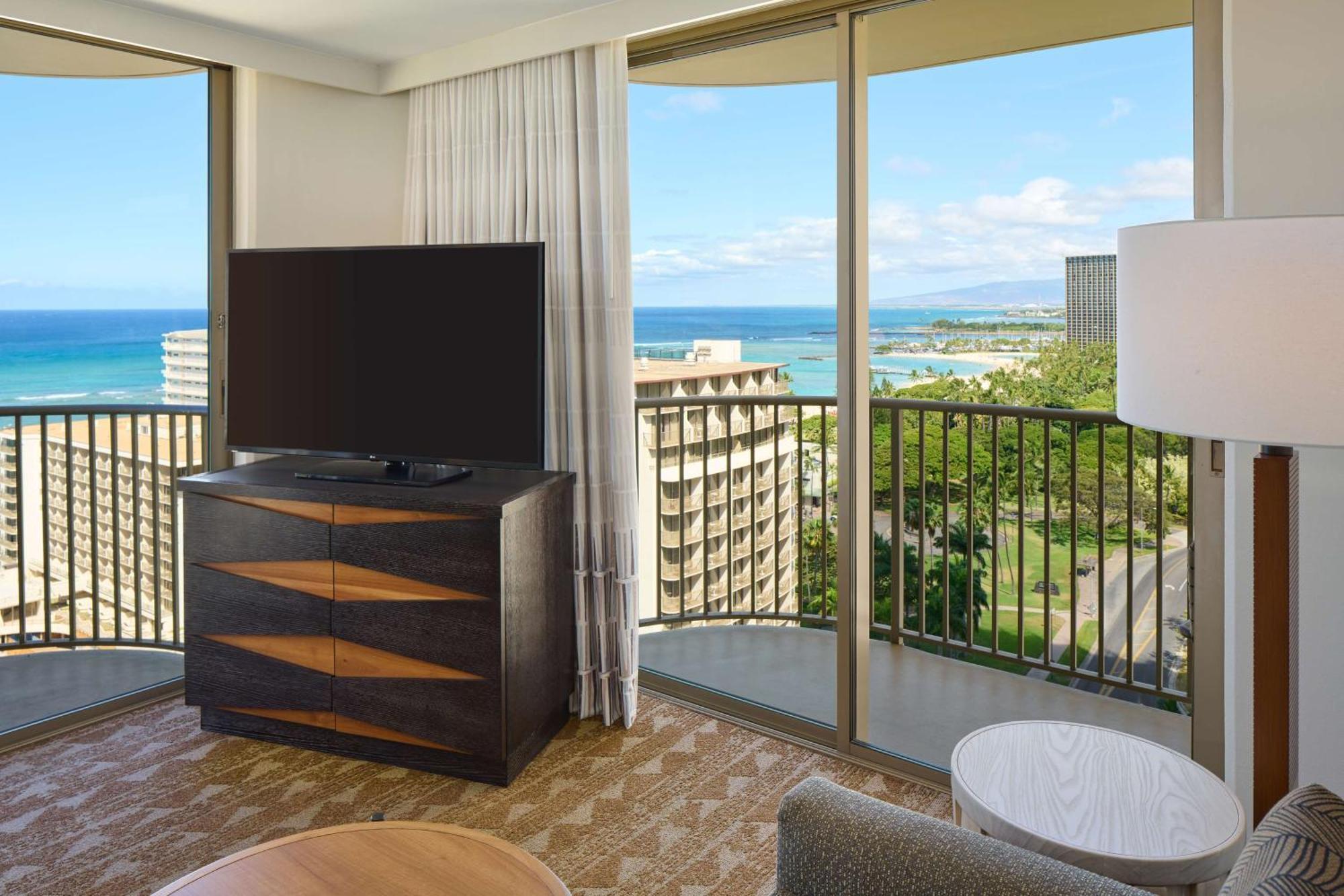 Premium Suite met 1 Slaapkamer met Kingsize Bed en Uitzicht op de Oceaan