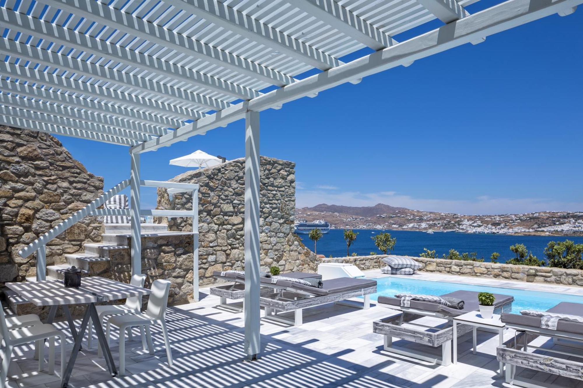 Executive Suite mit 2 Schlafzimmern, eigenem Pool und Meerblick