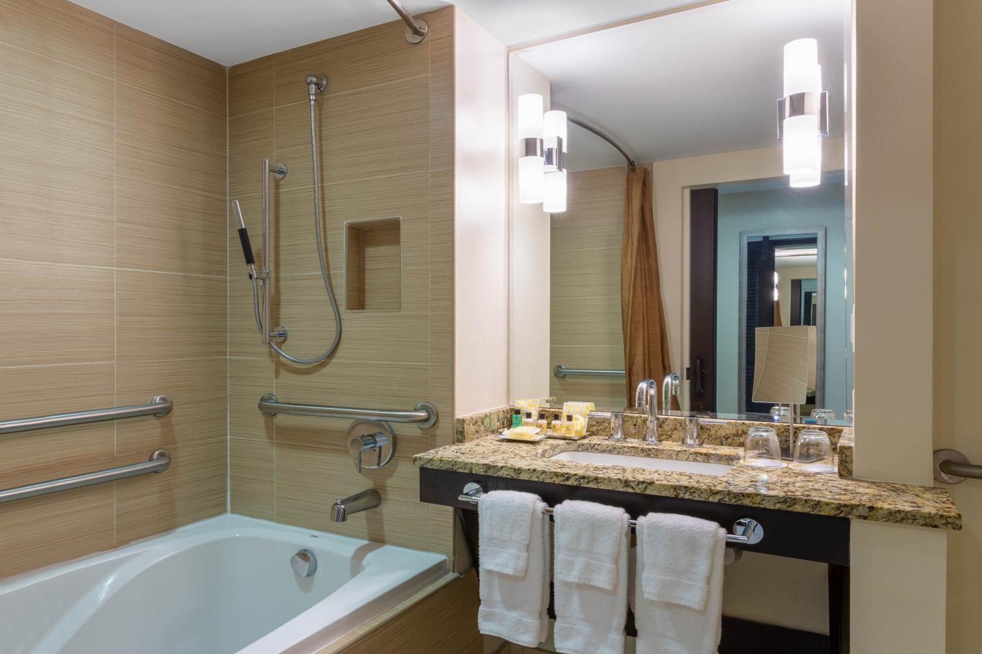 King Room Bath Tub City View Mobility Access or Non-Smoking