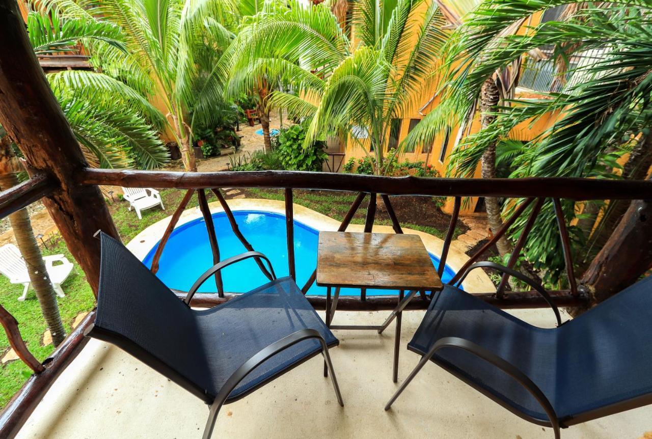 Habitación doble Cobá con balcón y baño privado