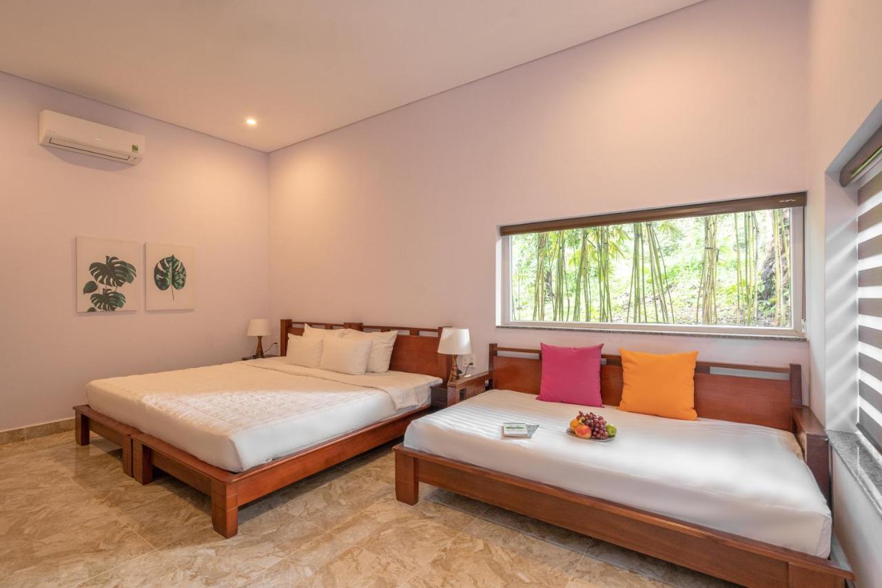 Deluxe Doppel-/Zweibettzimmer mit Gartenblick