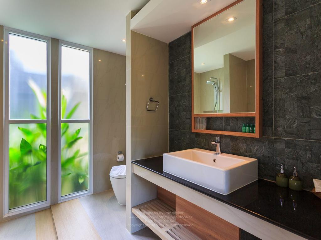 Villa mit 1 Schlafzimmer und Blick auf den Pool