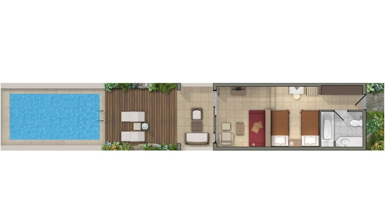 Mythica Bungalow Private Pool Beachfront