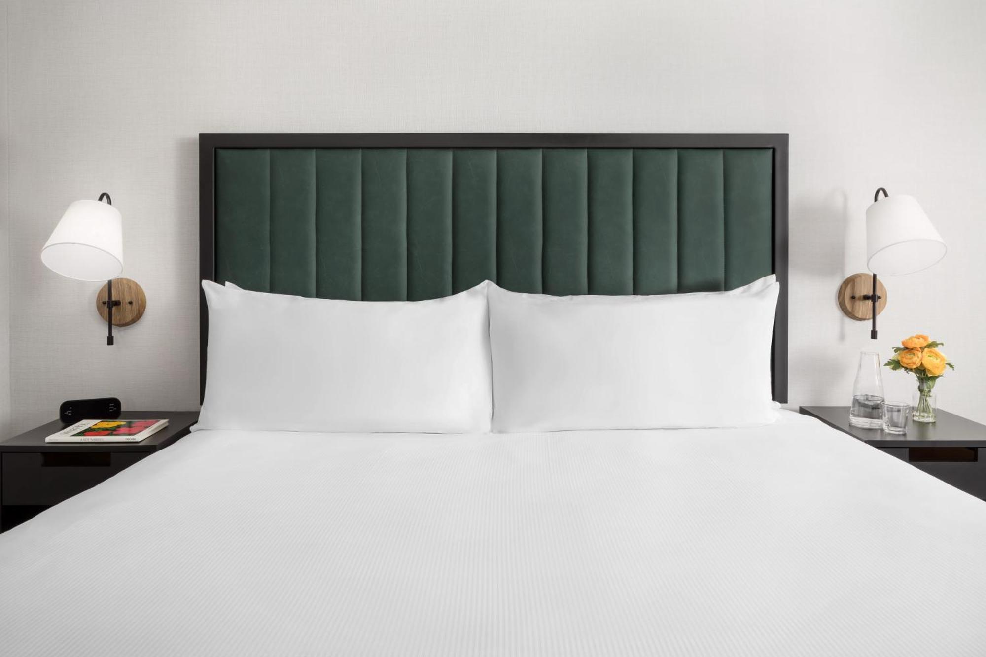 Alojamiento Interior con ducha accesible en silla de ruedas y adaptado para personas con movilidad reducida - Cama extragrande