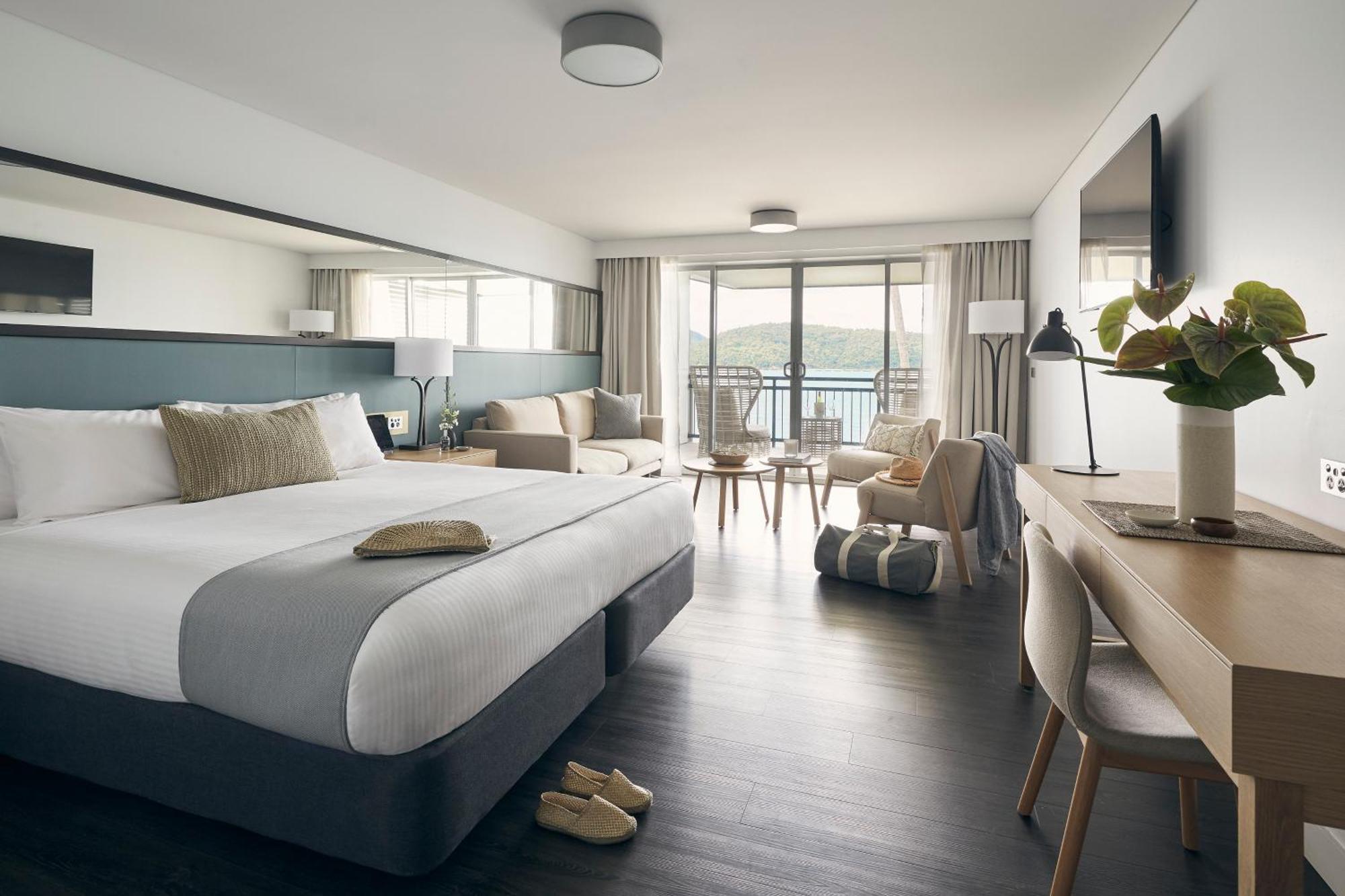 Habitación Deluxe Ocean con terraza - Cama extragrande