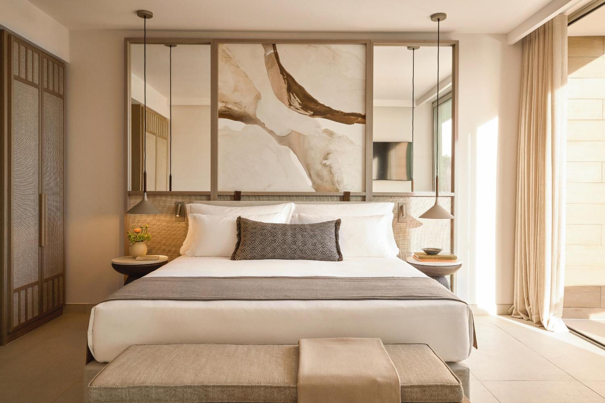 Deluxe Suite mit 1 Schlafzimmer und teilweisem Meerblick