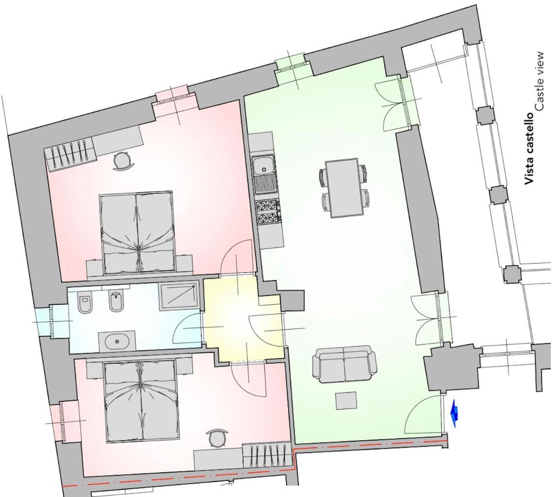 Appartamento con 2 Camere da Letto - Dependance