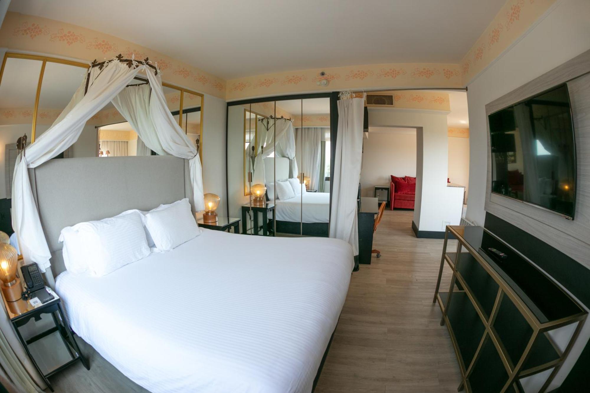 Suite Regia 1 King Fireplace Vineyard View