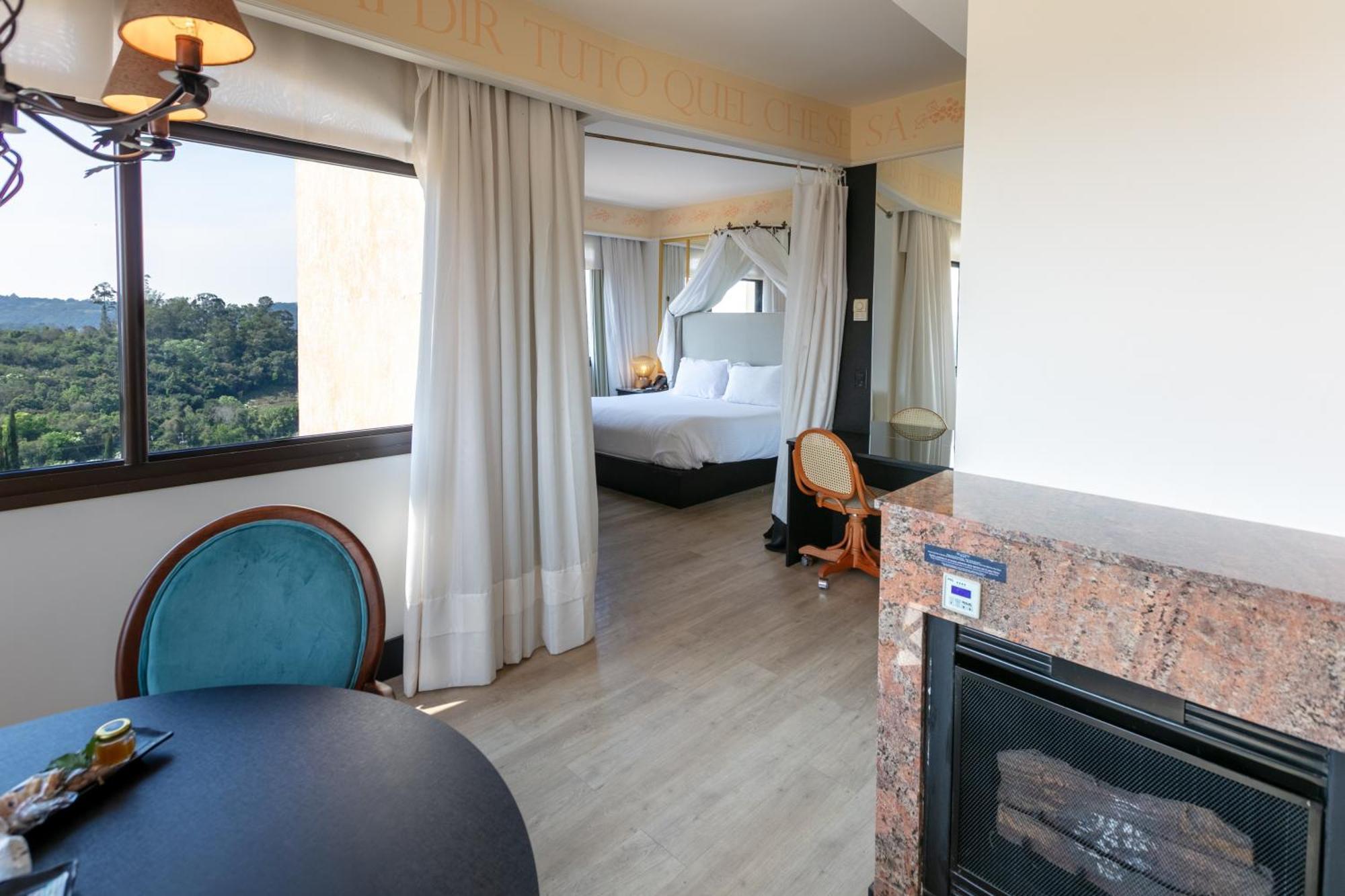 Suite Regia 1 King Fireplace Vineyard View