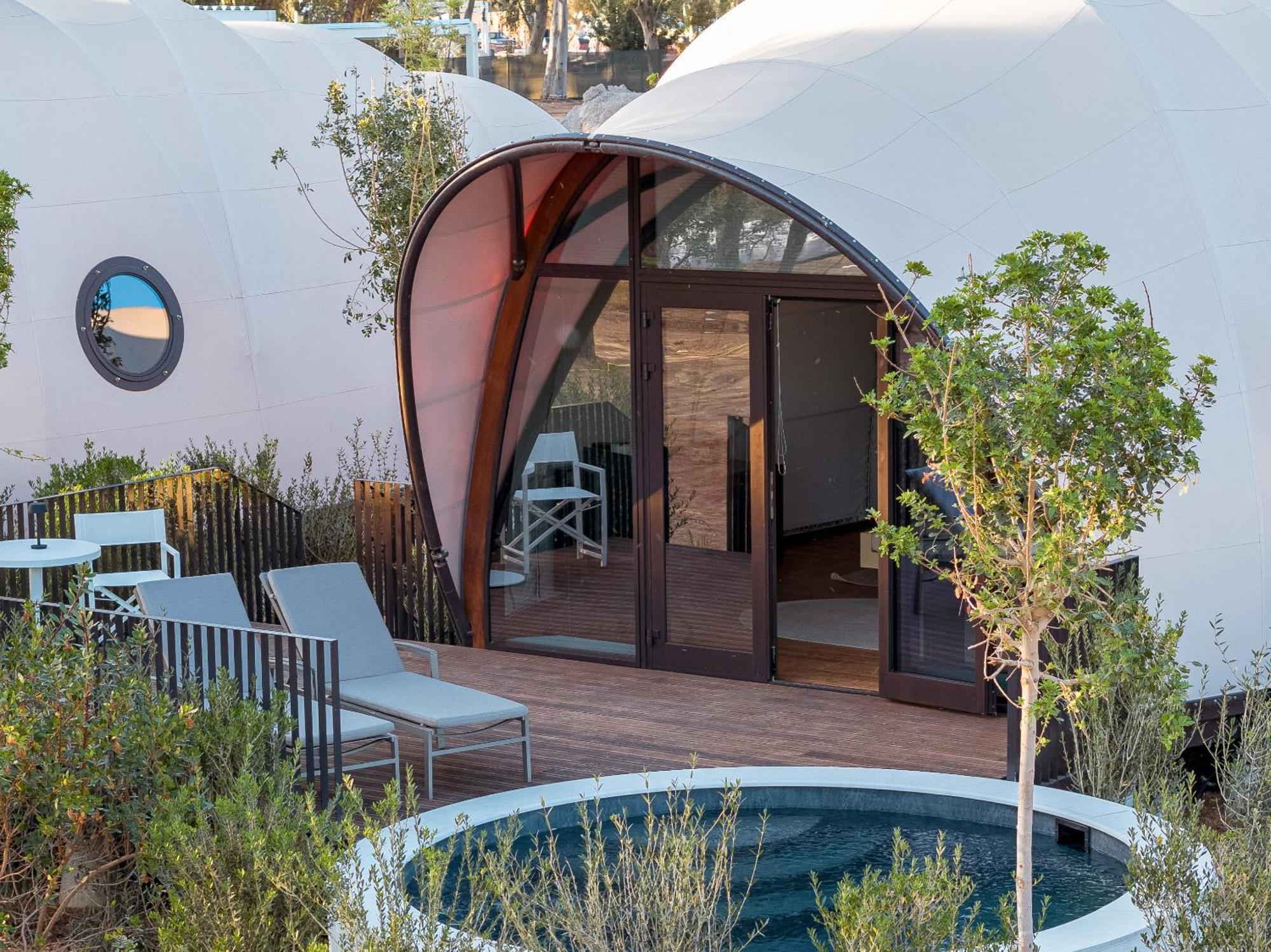 Cabana für Paare mit Tauchbecken