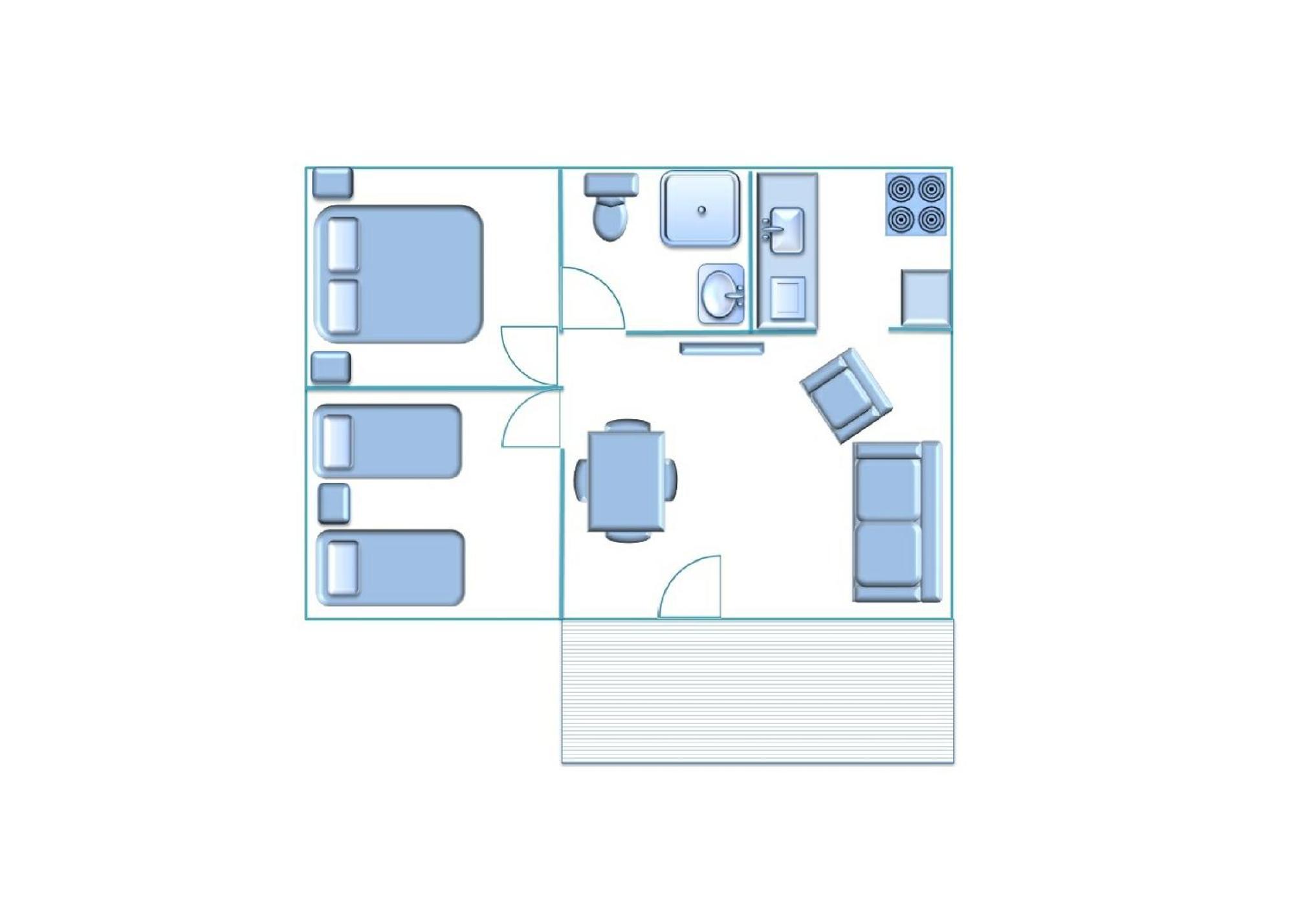 Two-Bedroom Cottage