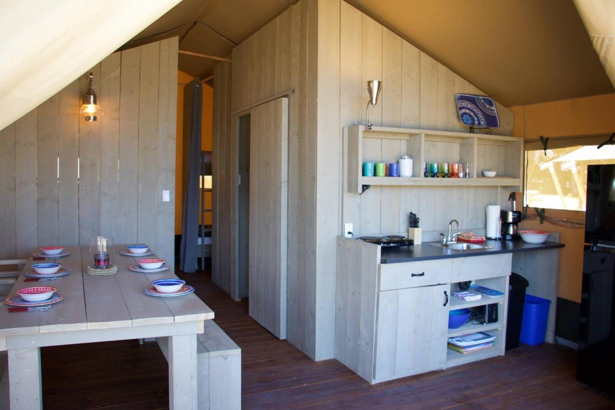 Deluxe Glamping Tent Two Queens