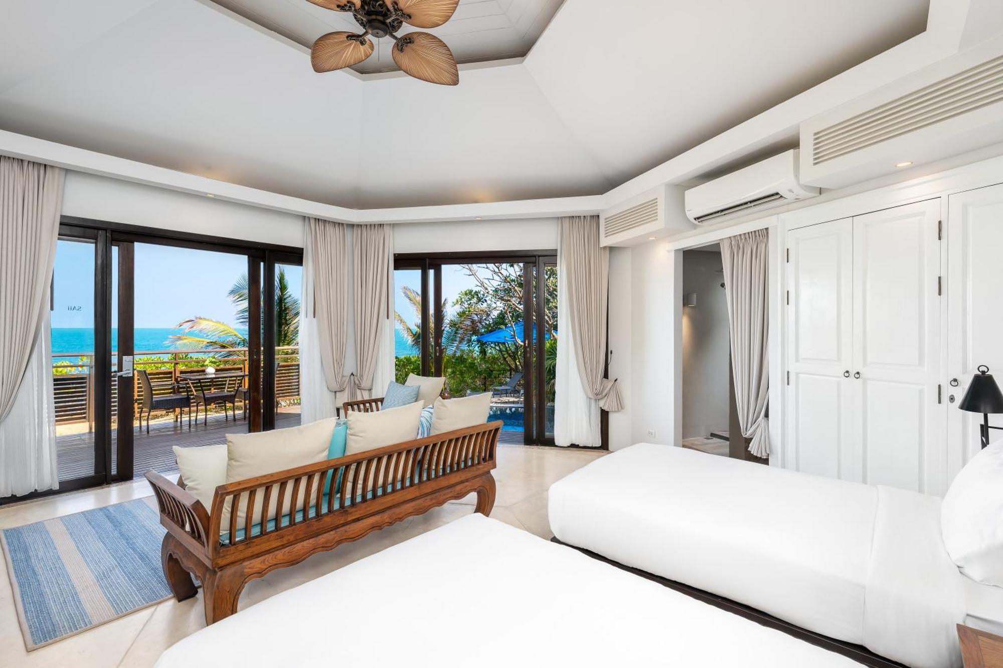 Poolvilla am Strand