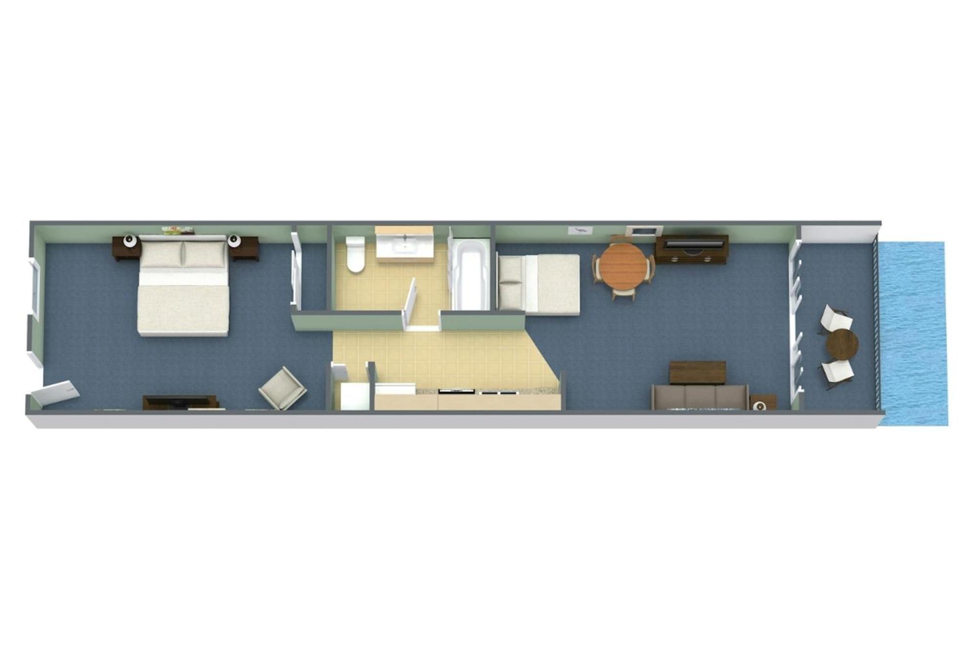 Oceanfront One Bedroom King Suite