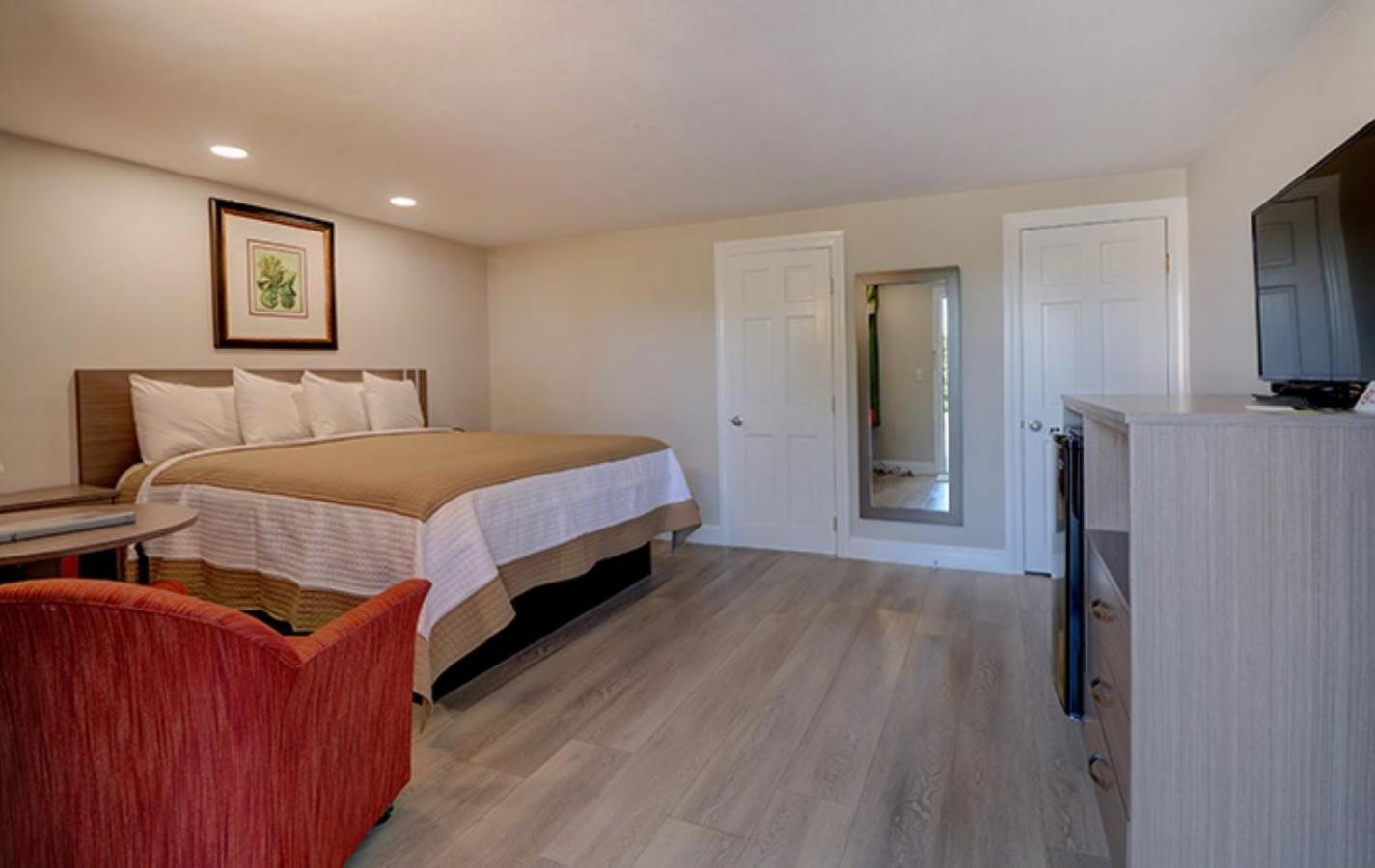 Habitación con cama extragrande.