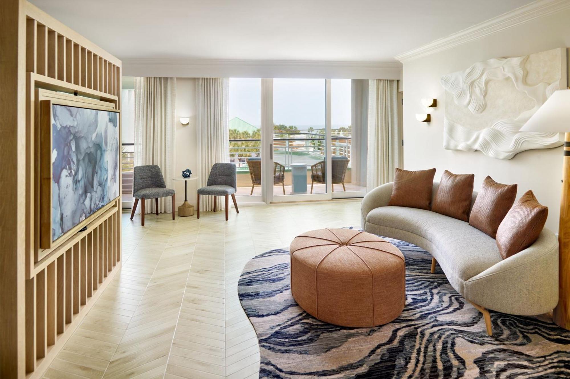 Präsidentensuite mit 1 Kingsize-Bett und Meerblick