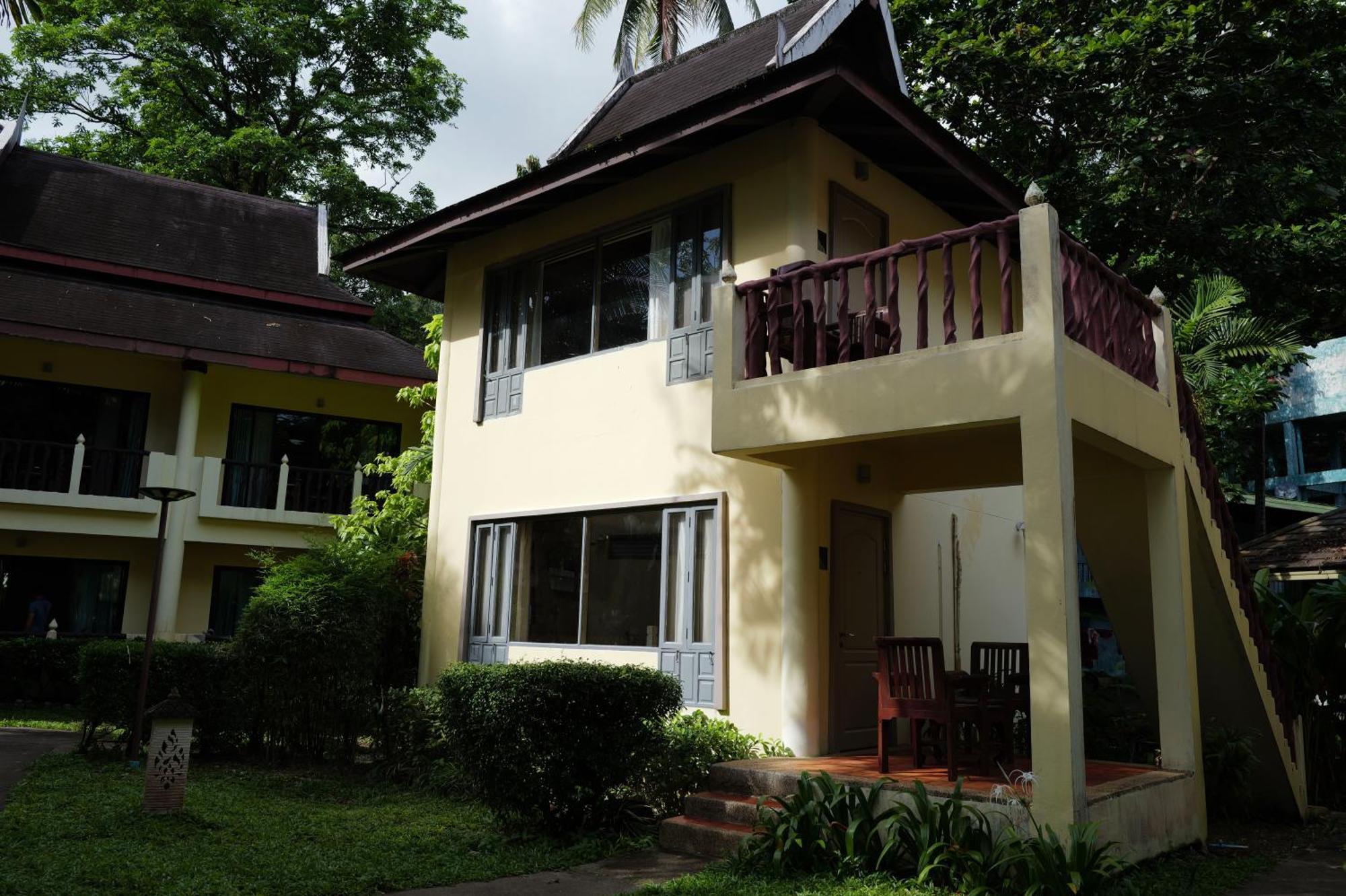Villa mit Gartenblick