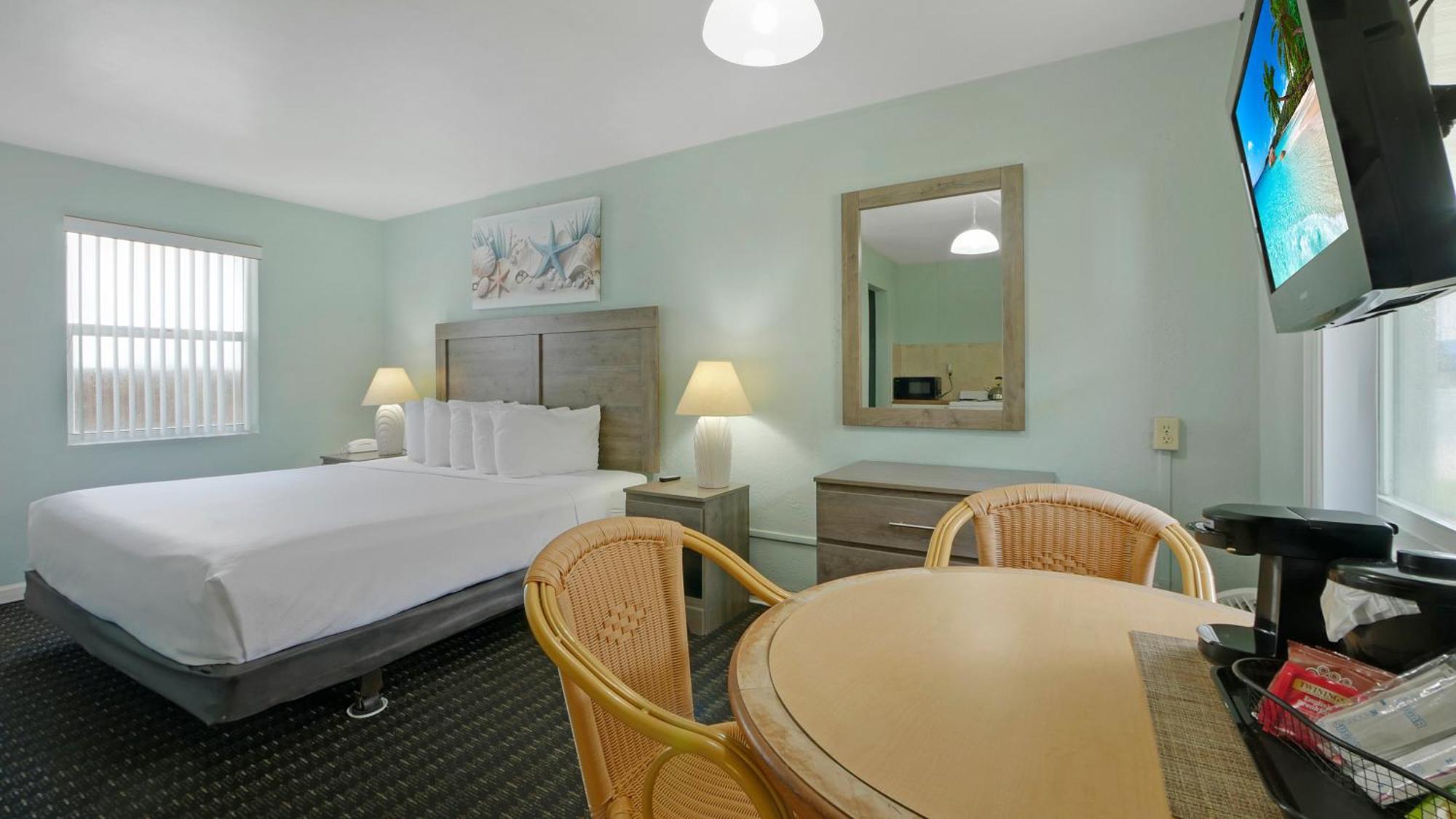 Estudio con cama extragrande