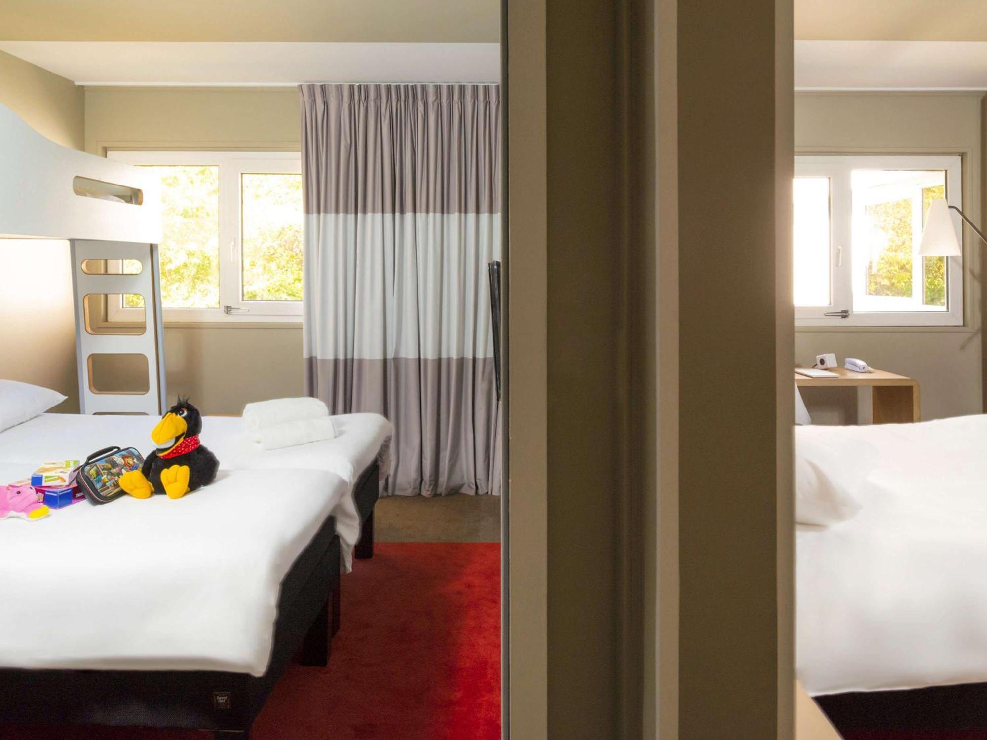 Family Suite with One Large Bed and Three Single Beds