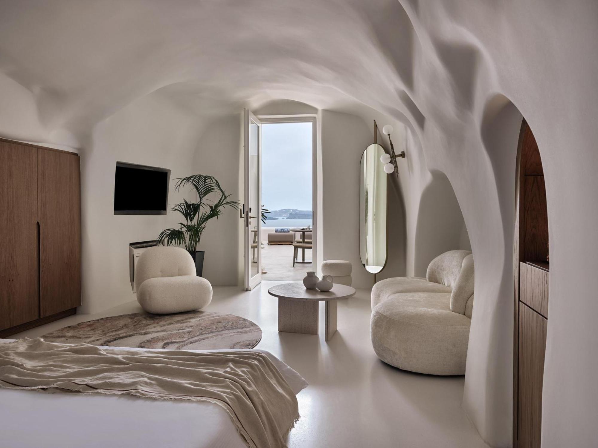 Water Retreat Suite met Privézwembad en Uitzicht op de Caldera