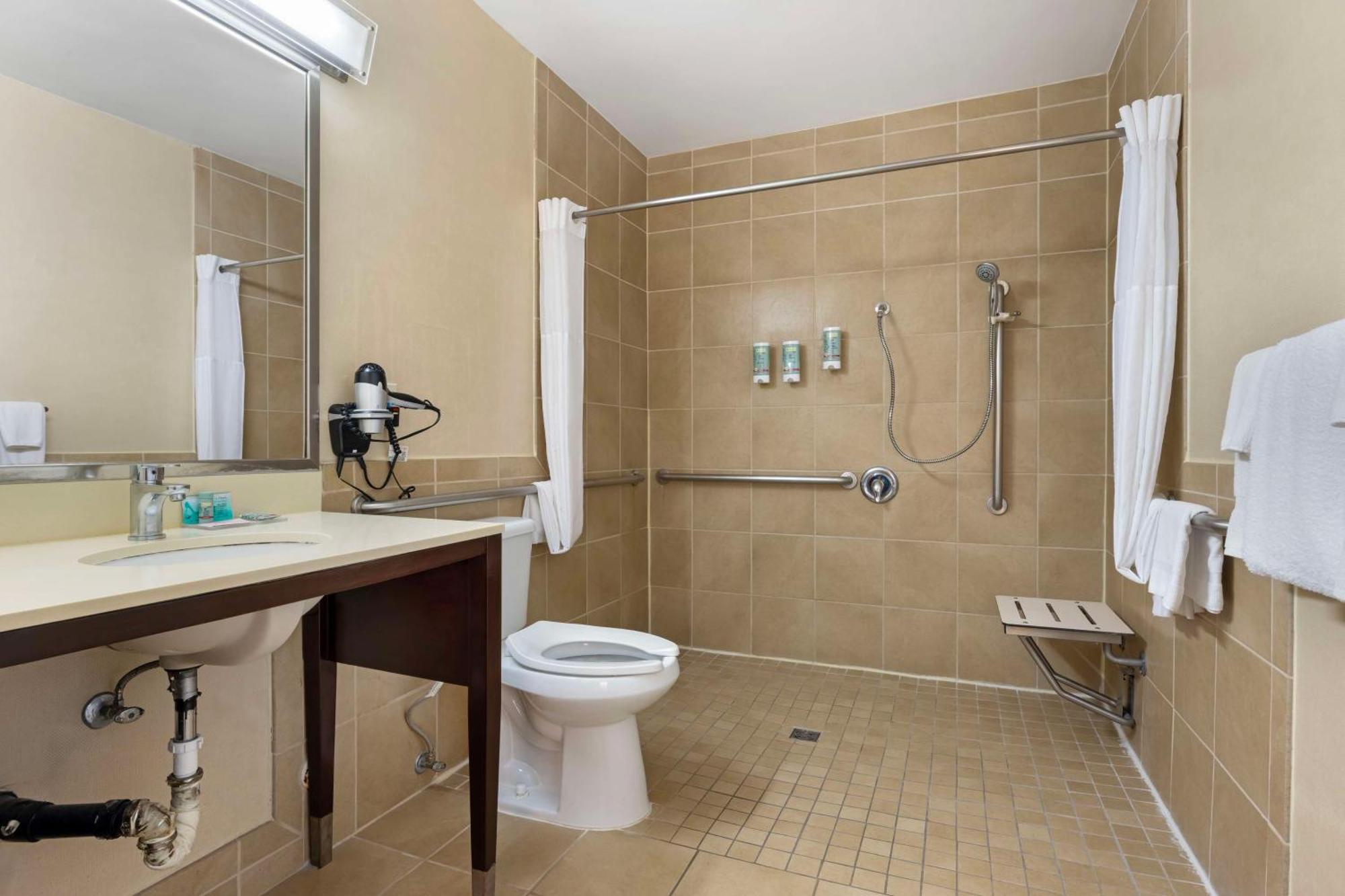 Kamer met Queensize Bed en Rolstoeltoegankelijke Douche - Geschikt voor Gasten met een Lichamelijke Beperking/Rookvrij