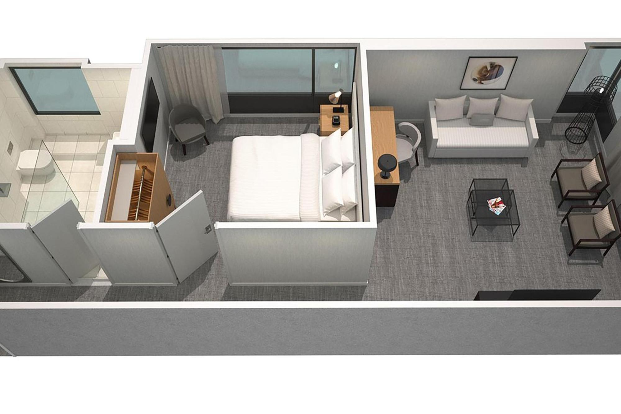 One-Bedroom Executive King Suite Sofa Bed