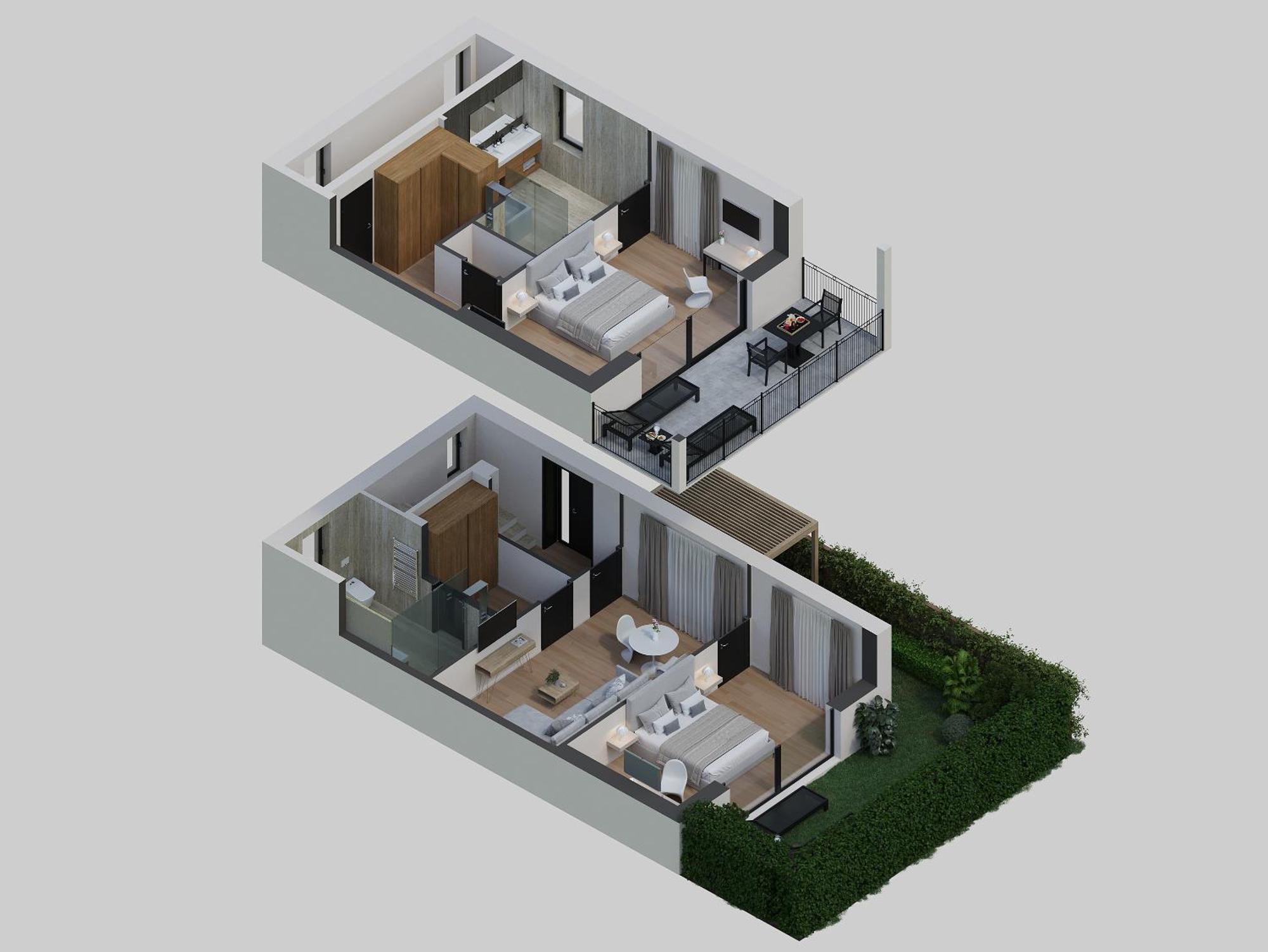 Villa de 2 dormitorios