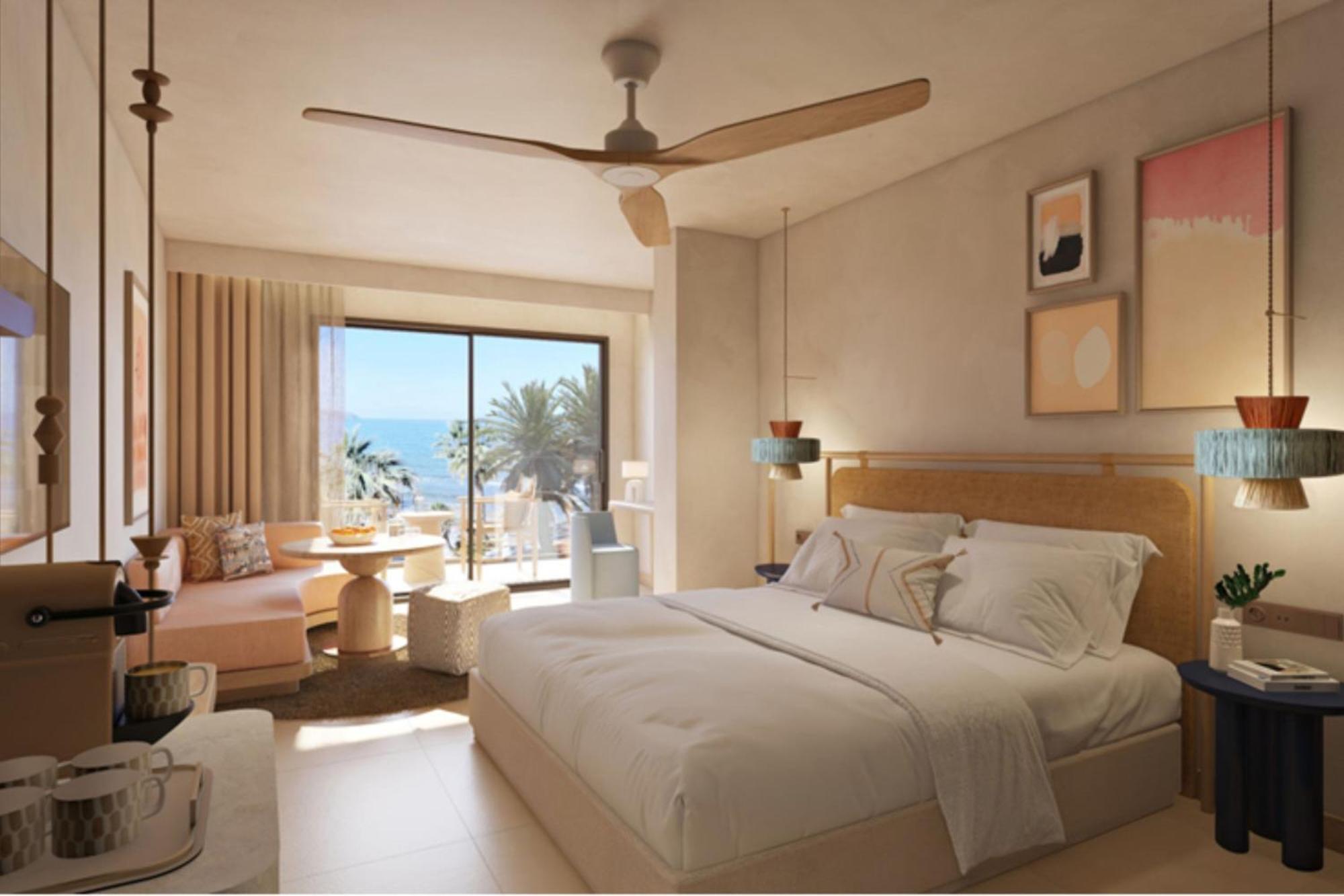 Superior Zimmer mit Kingsize-Bett, Balkon und Meerblick