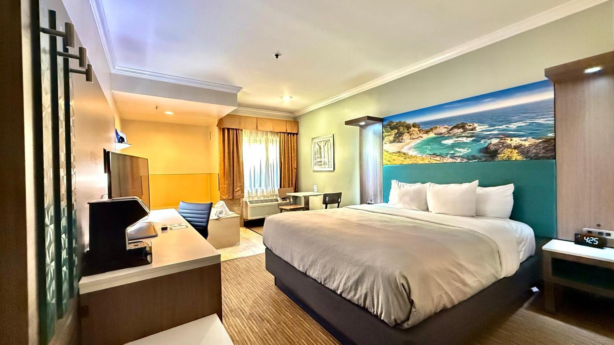 Habitación Deluxe con 1 cama extragrande y bañera adaptada para personas con discapacidad - No fumadores