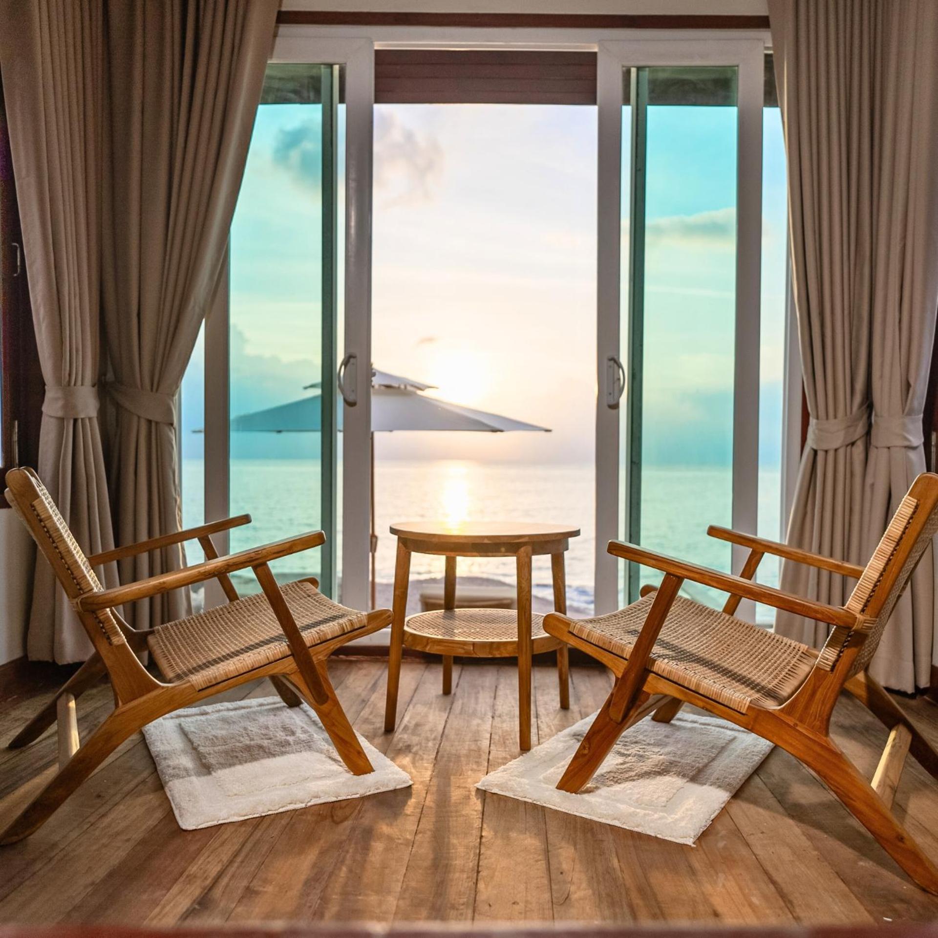 Panorama-Villa für 3 Personen zum Meer