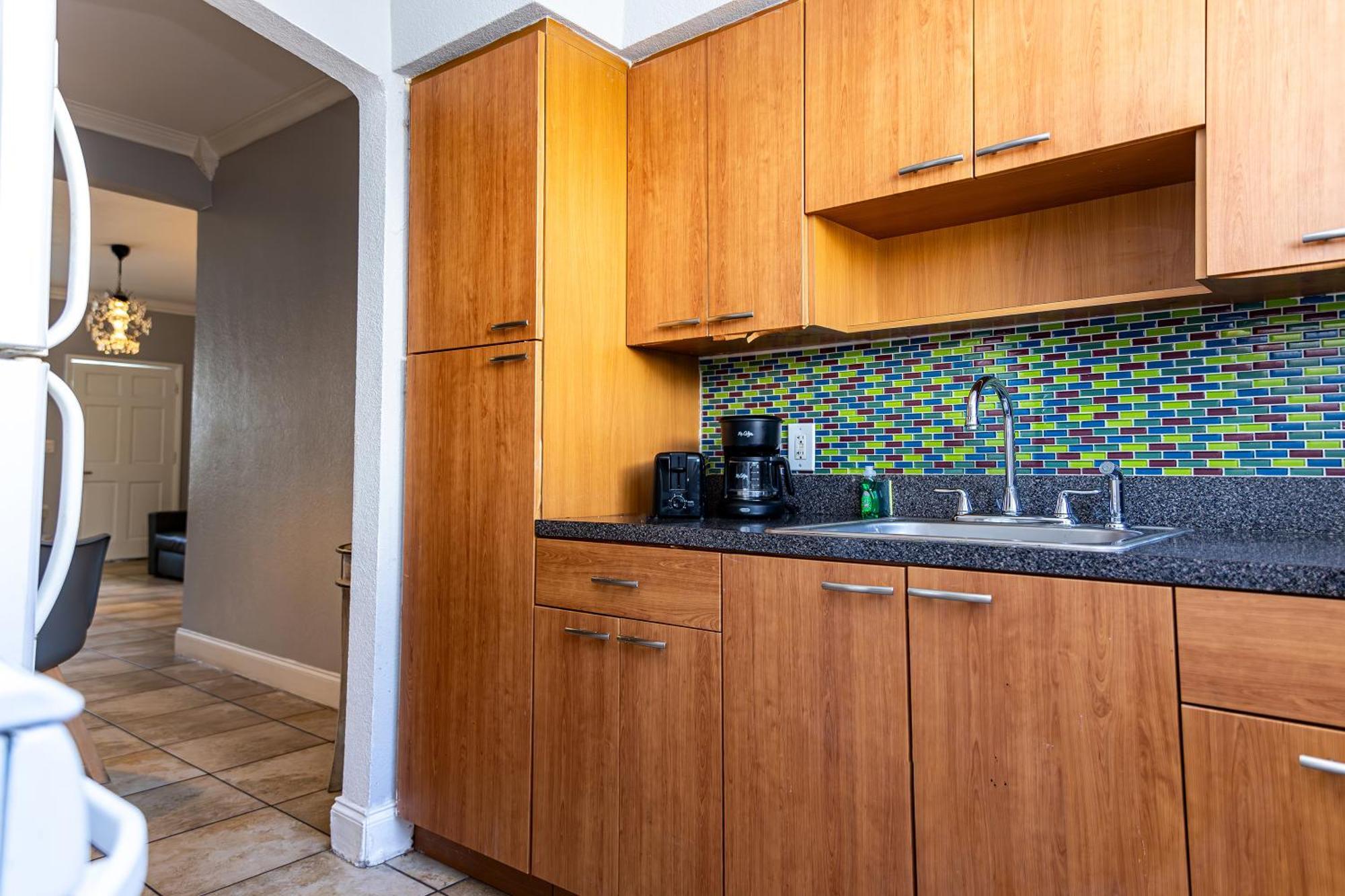 Suite met 1 Slaapkamer en 2 Queensize Bedden