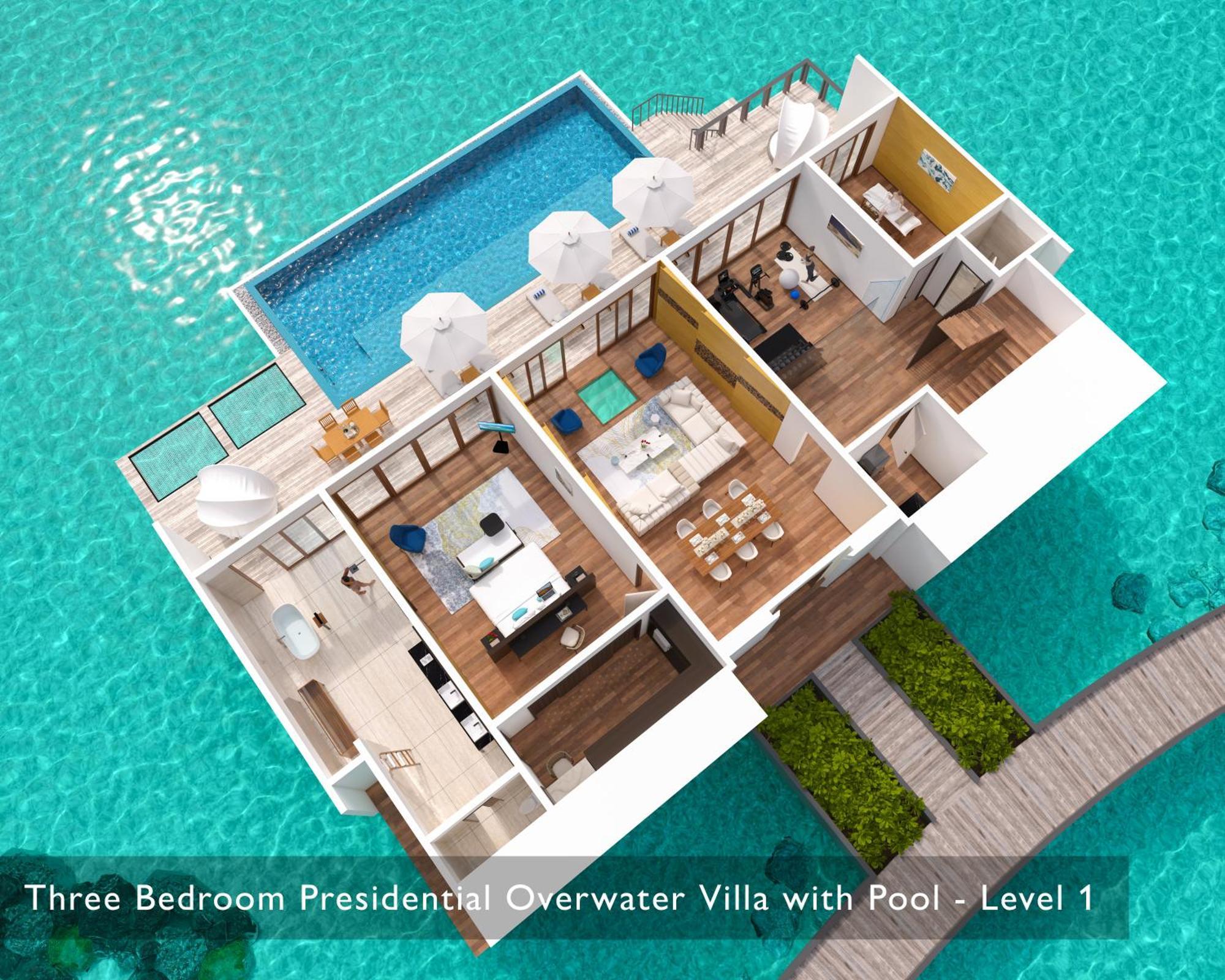 Résidence Royale 3 Chambres sur Pilotis