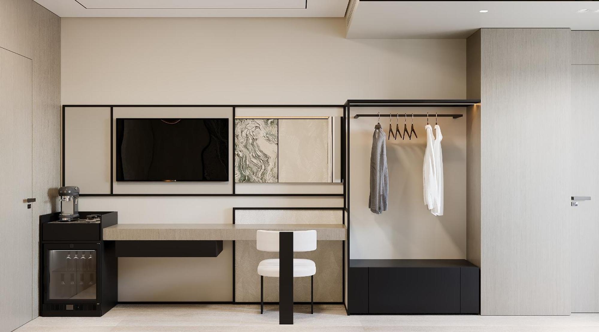 Deluxe Doppelzimmer mit seitlichem Meerblick