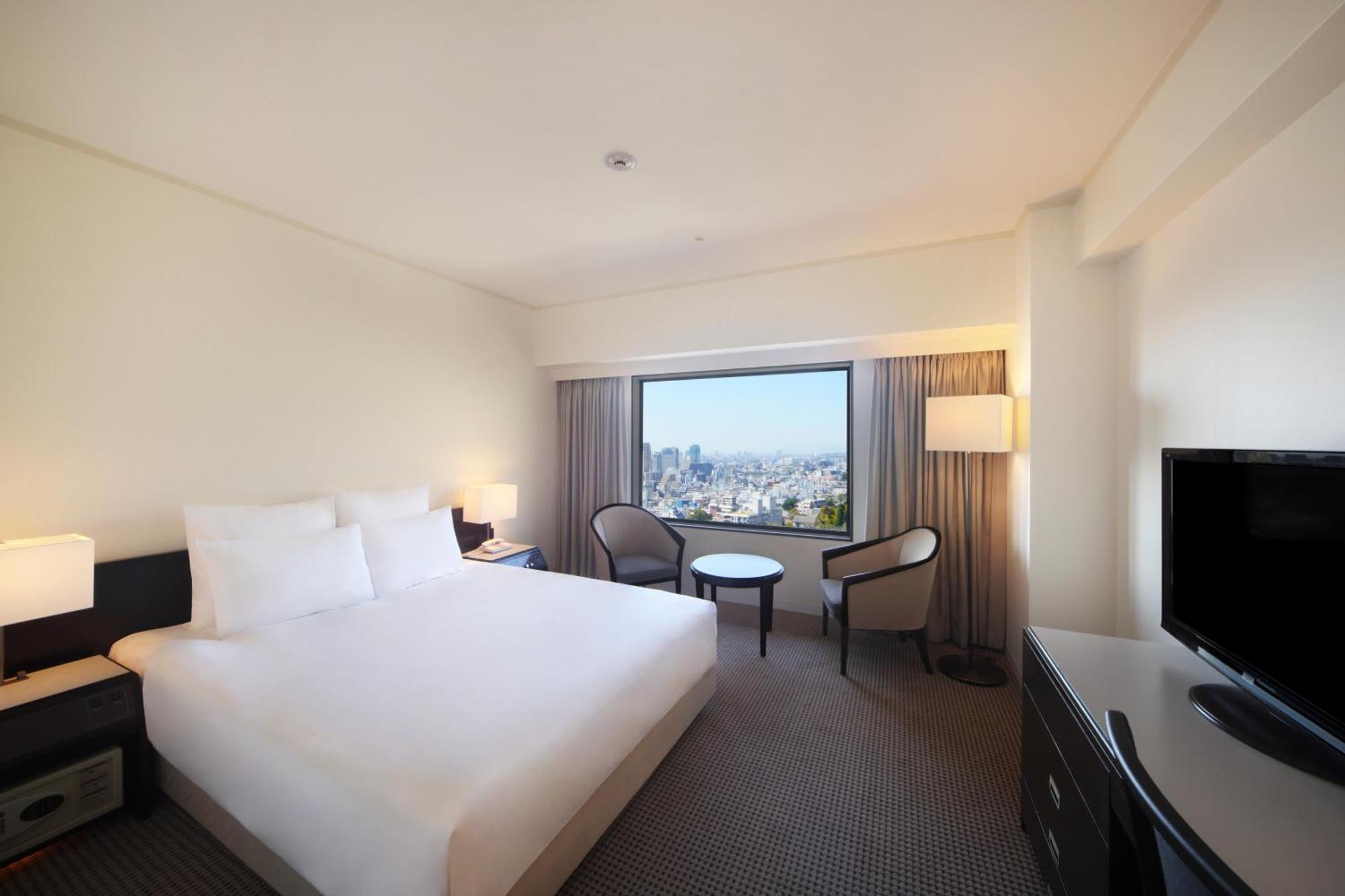 Habitación Doble Estándar con cama grande y vistas a la ciudad - Para fumadores