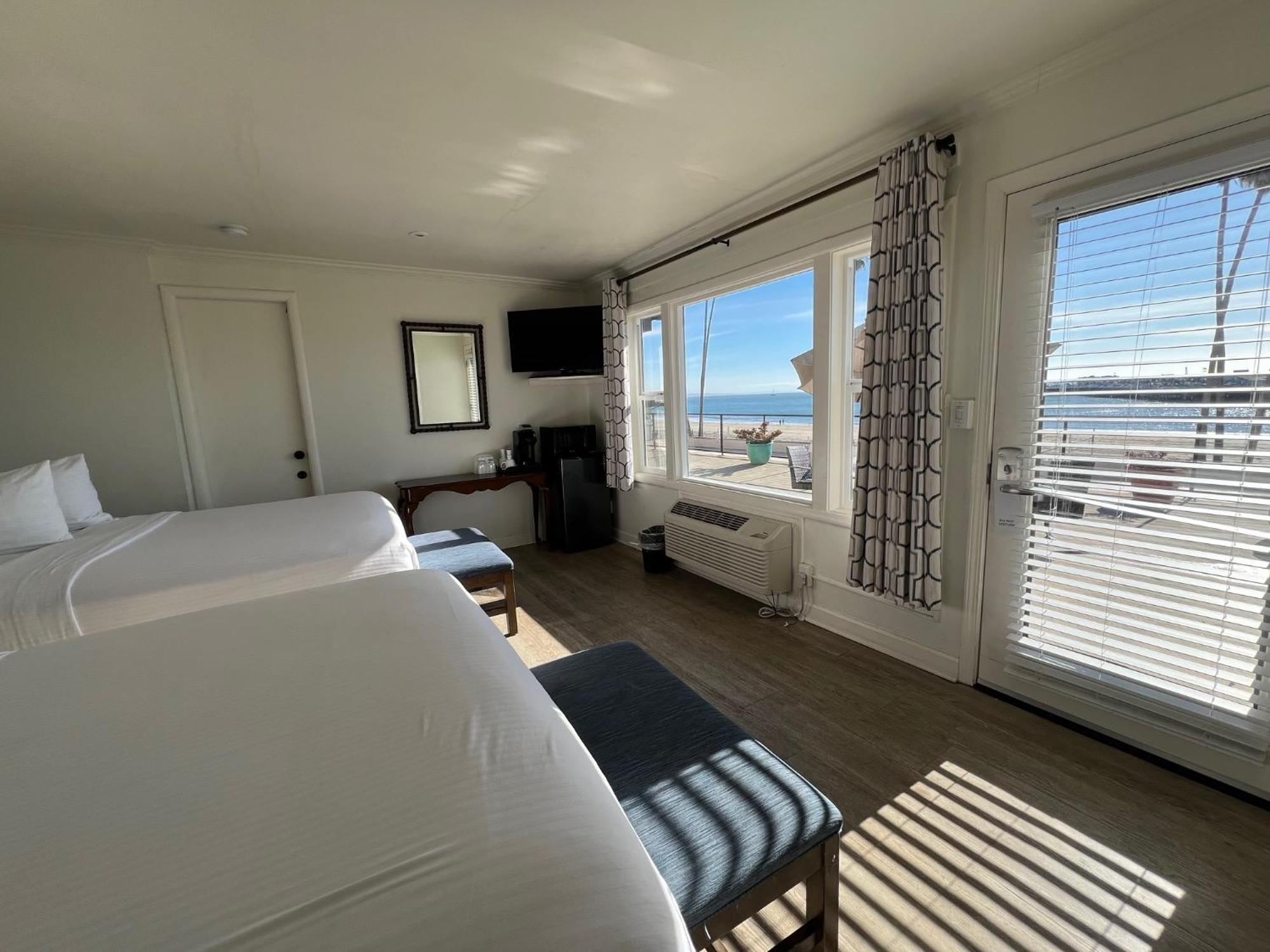 Ocean View, Two Queen Beds with Sun Deck