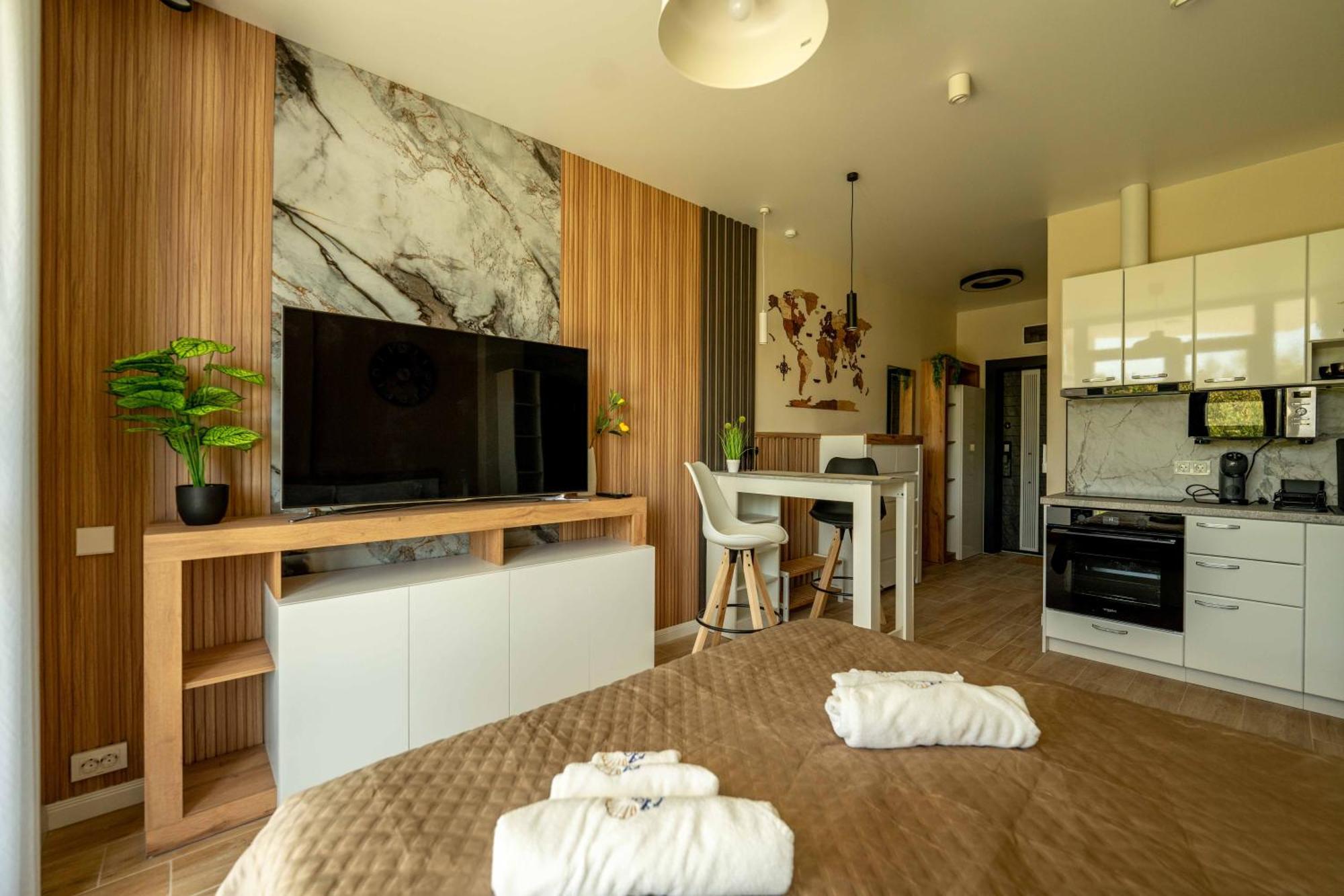 Studio Appartement met Balkon