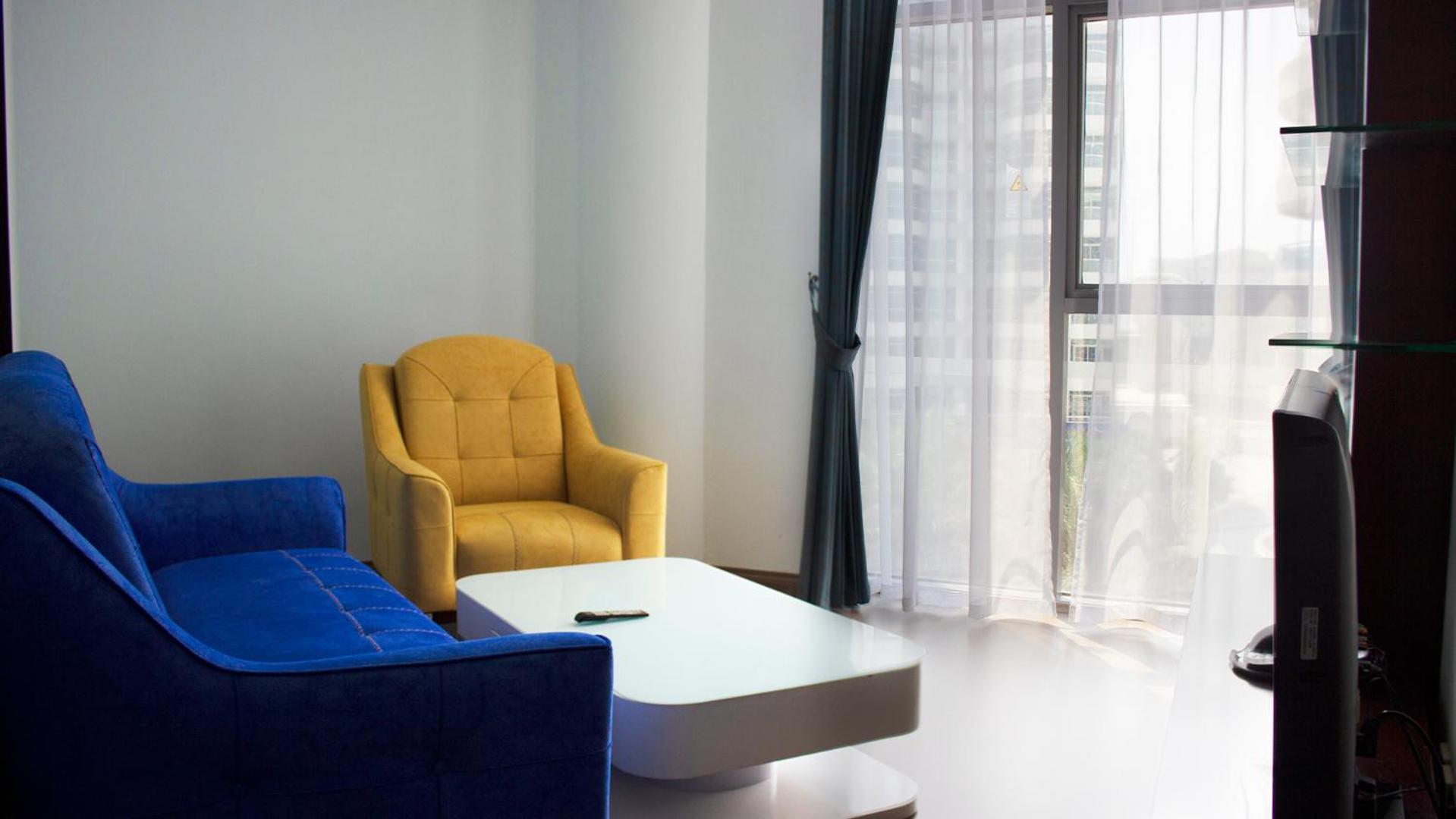 Deluxe Apartment mit 2 Schlafzimmern und Stadtblick
