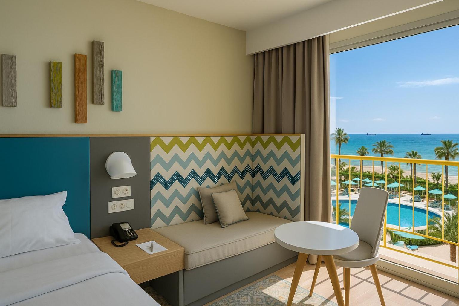 Guest room 2 Twin or Single Beds Sea view Balcony,1683849915:JPEG