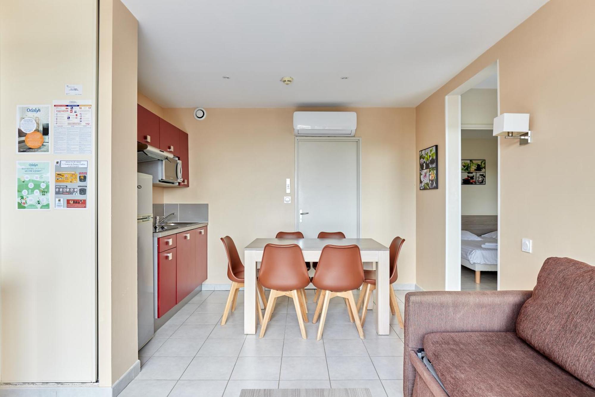 Apartment mit 2 Schlafzimmern - Poolseite