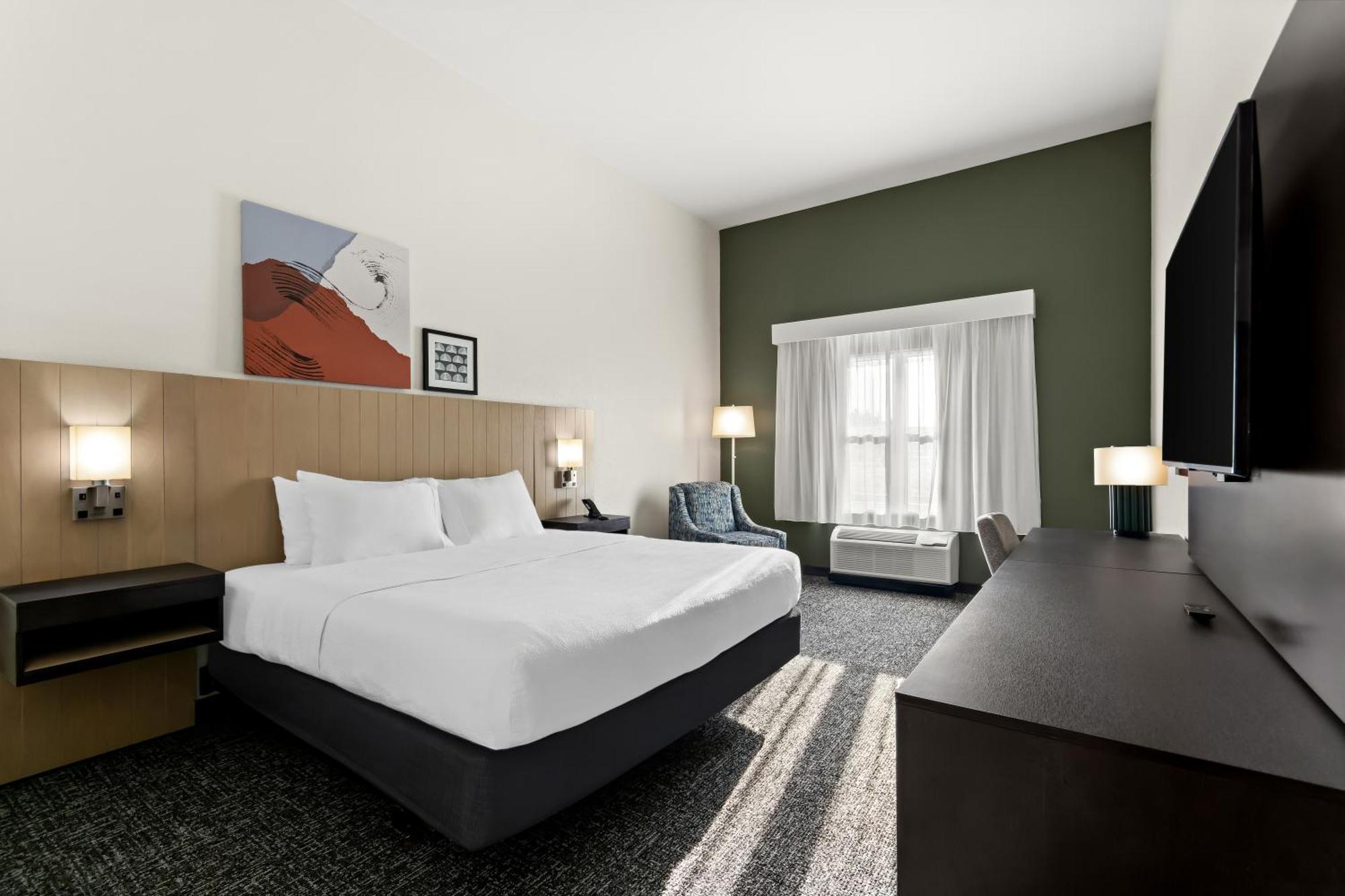 Estudio con cama extragrande