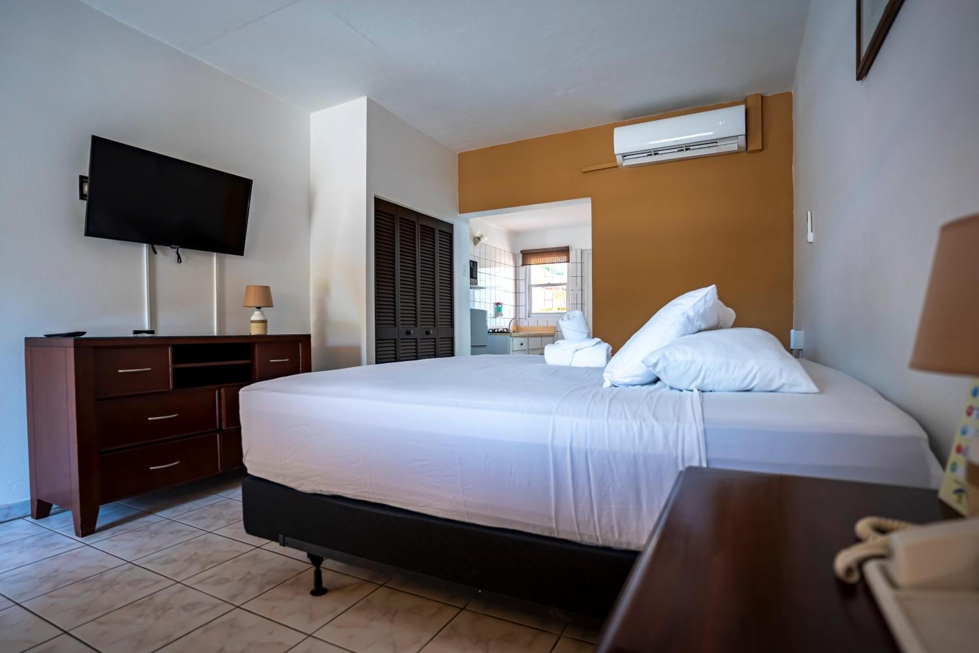 Estudio con cama extragrande