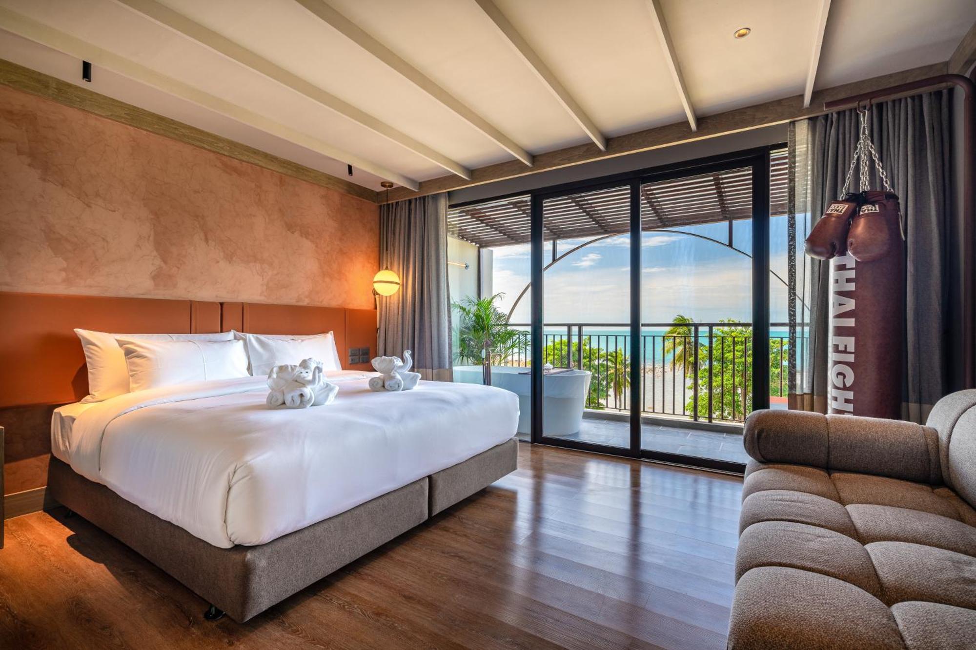 Deluxe Doppelzimmer mit Balkon und Meerblick
