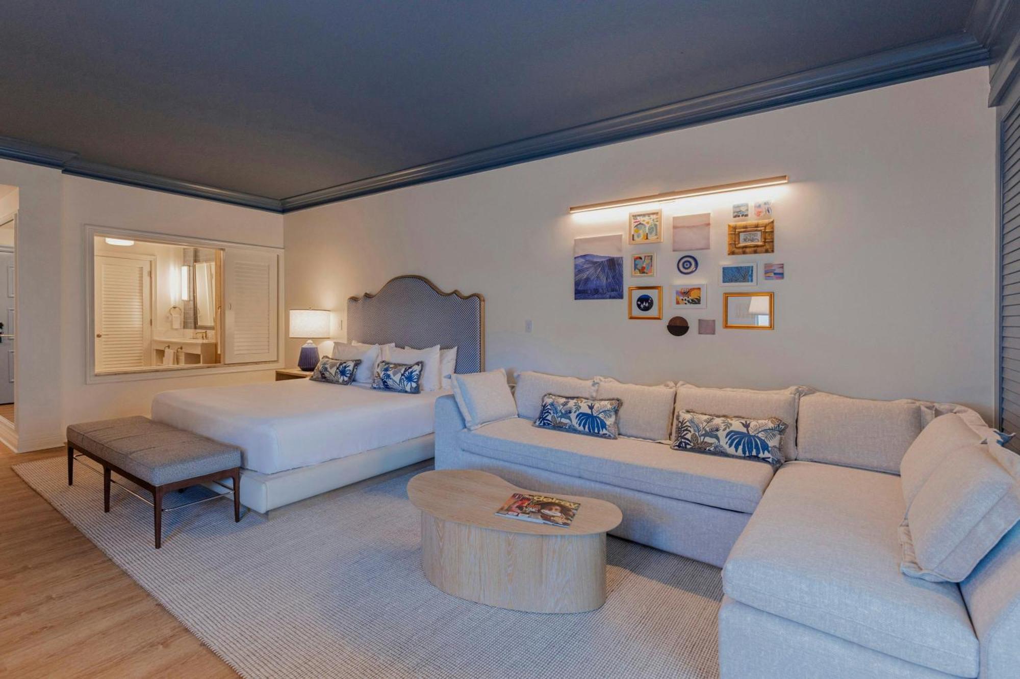 Habitación Deluxe con sofá cama y vistas a la ciudad - 1 cama extragrande