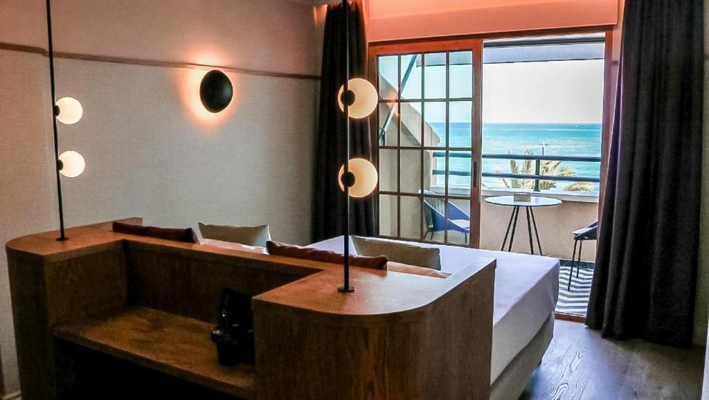 Deluxe Tweepersoonskamer met 1 of 2 Bedden en Uitzicht op Zee