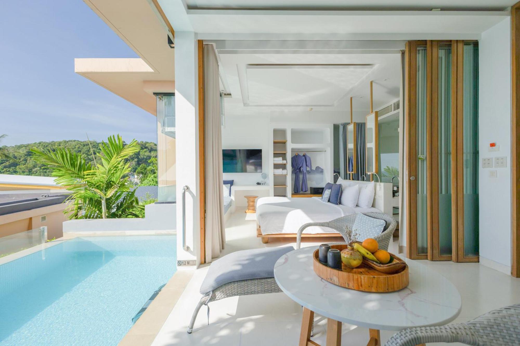 Poolvilla mit Meerblick (kostenfreie ausgewählte Minibar)